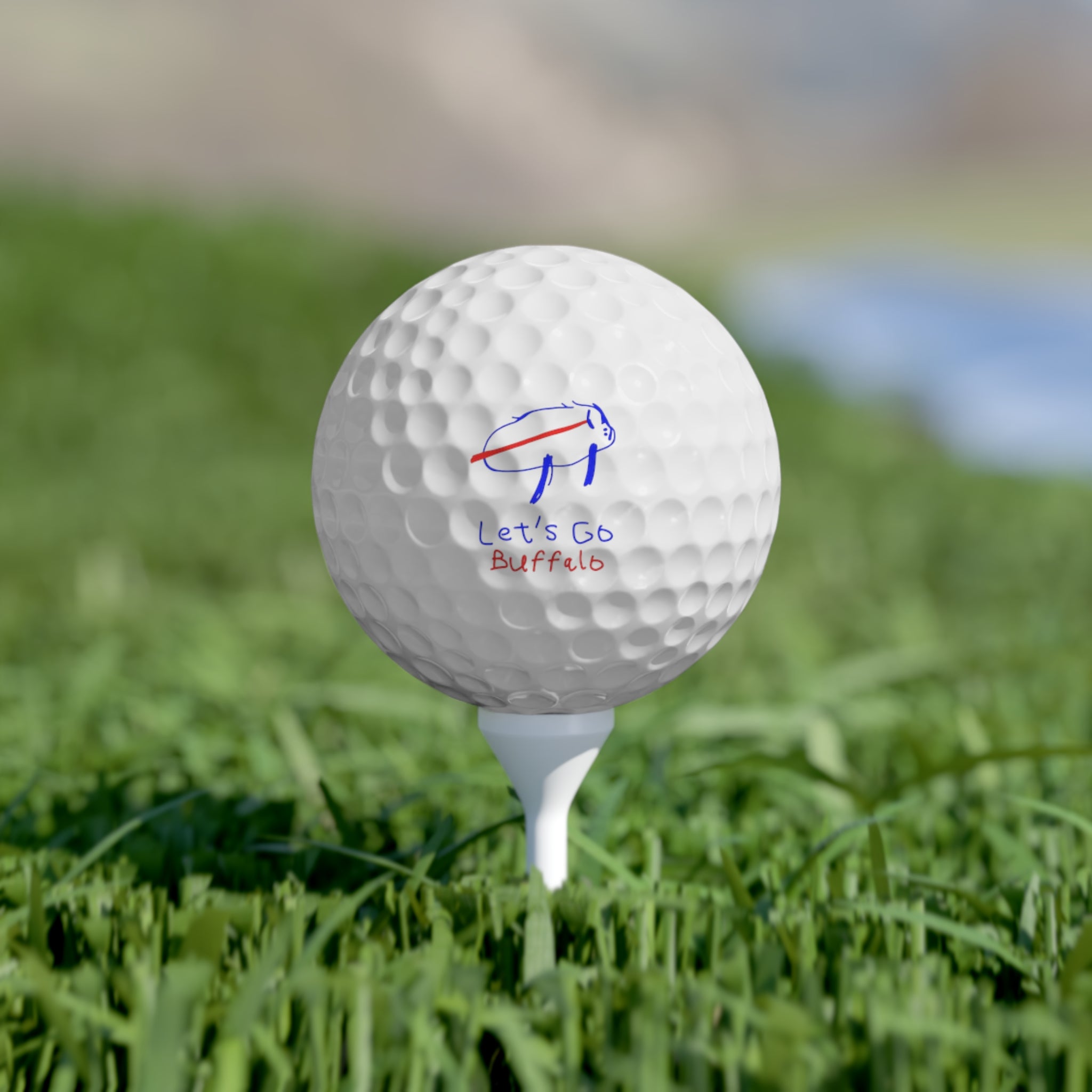 Buffalo-Themed Golf Balls, 6-Pack | Perfect for Golf Lovers, Gifts, Events, Sport Celebrations, Tee Off