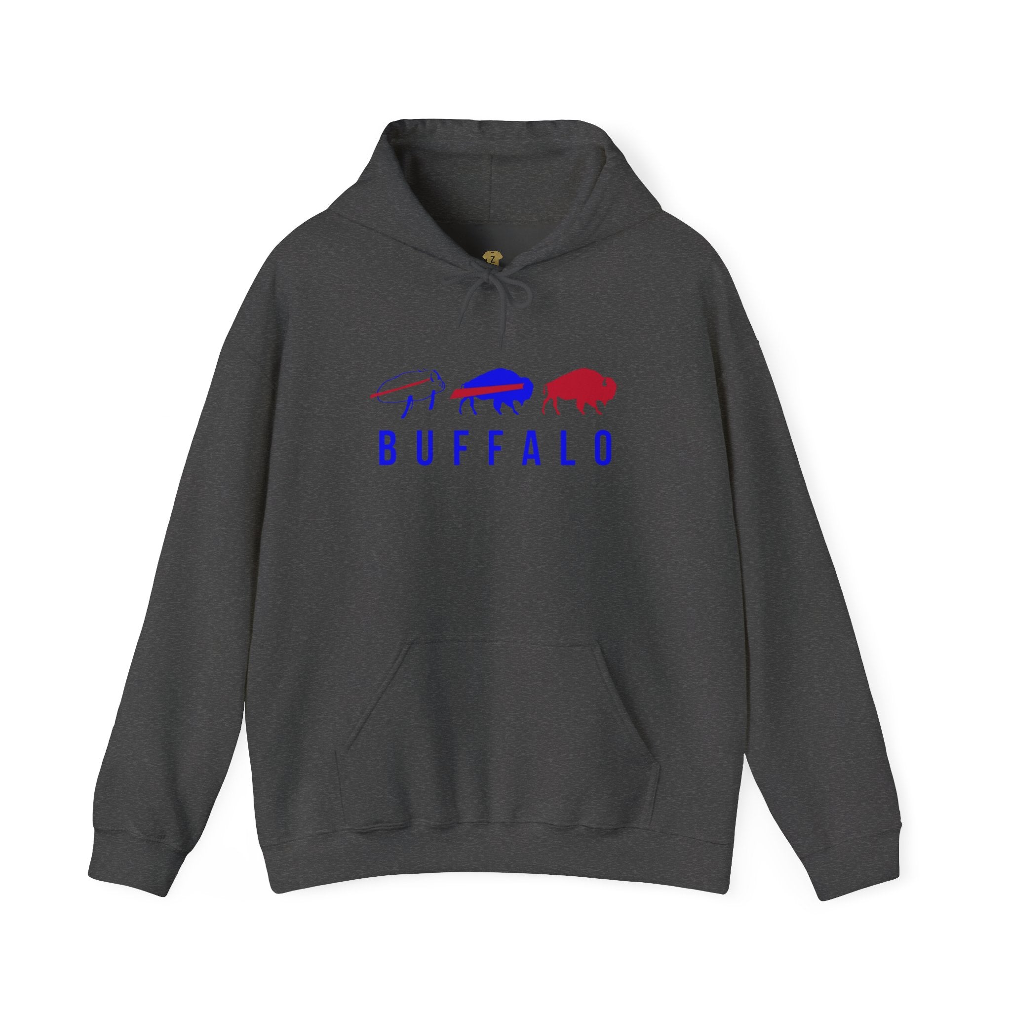 Buffalo Spirit Hoodie, Cozy Unisex Sweatshirt, Perfect Gift for Outdoorsy Friends, Casual Wear, Inspirational Apparel