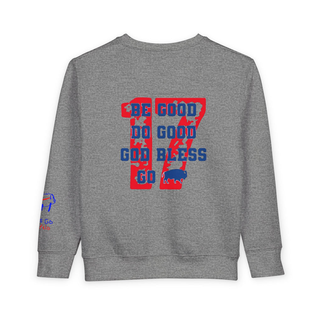 Buffalo Spirit Toddler Sweatshirt | Cute Kids Apparel for Game Day, Family Gatherings, Birthdays, and All Occasions