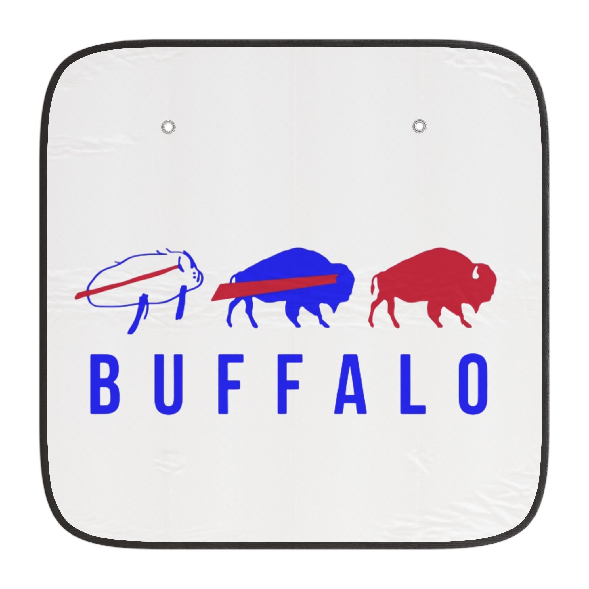 Buffalo Car Sun Shades | Unique Automotive Accessory, UV Protection, Summer Essentials, Gifts for Buffalo Fans, Car Interior Decor