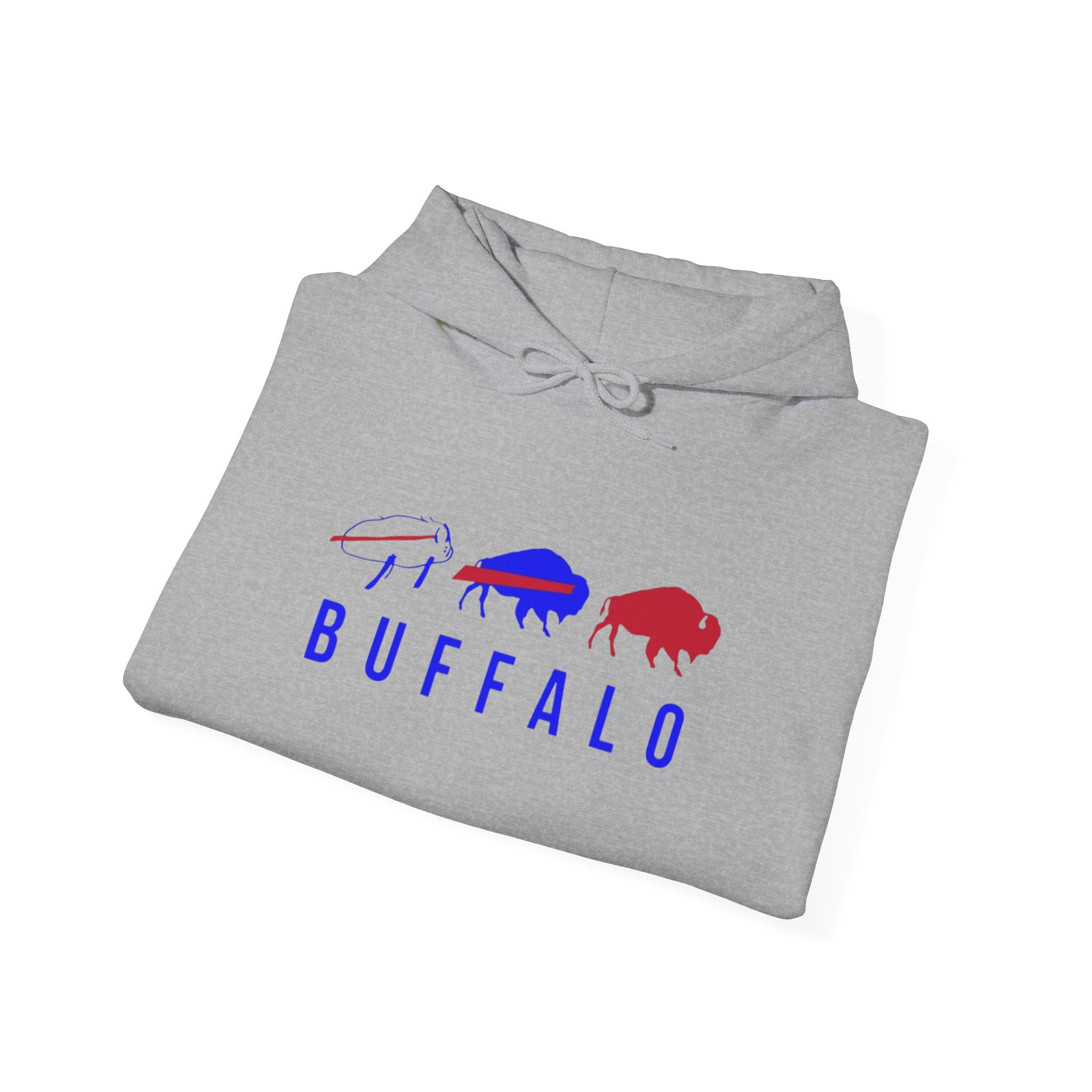 Buffalo Spirit Hoodie, Cozy Unisex Sweatshirt, Perfect Gift for Outdoorsy Friends, Casual Wear, Inspirational Apparel
