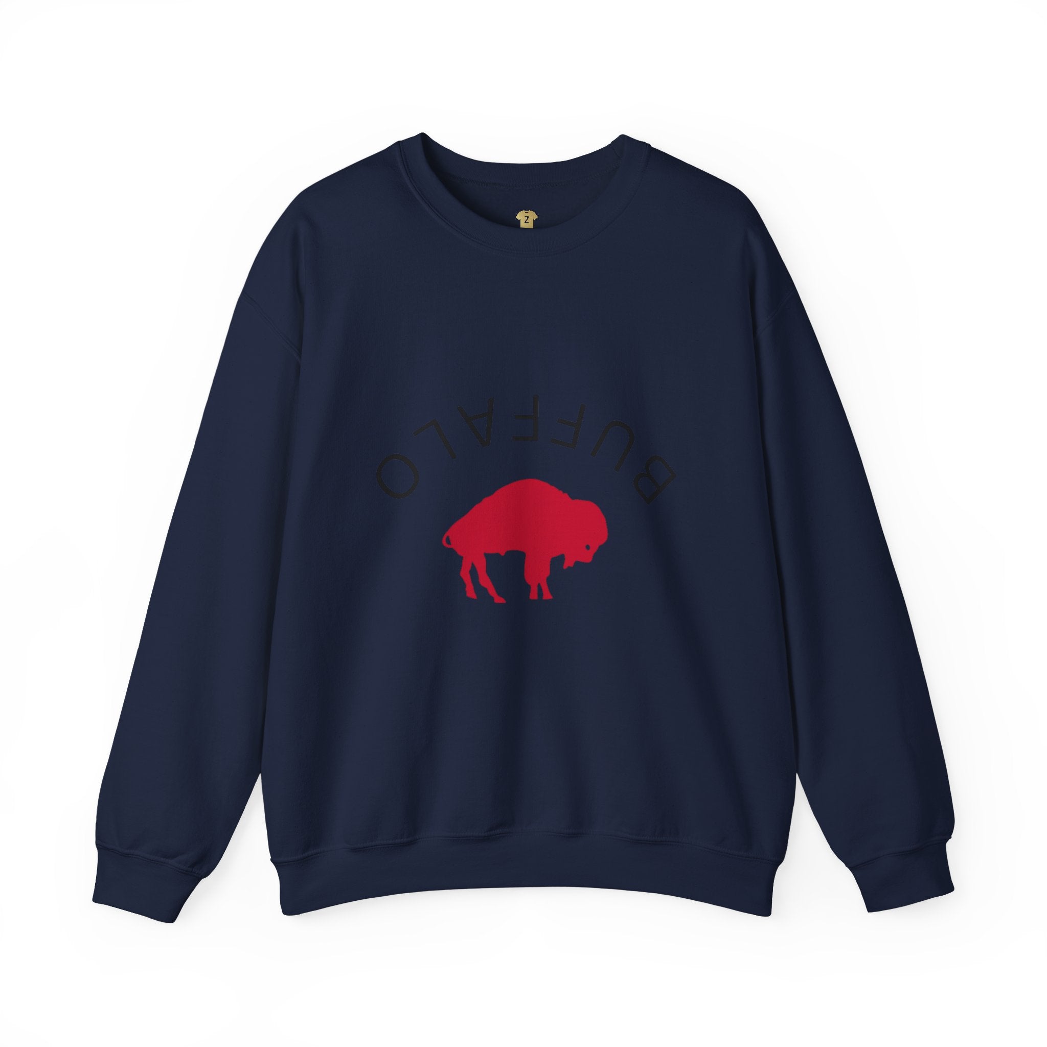 Buffalo Graphic Crewneck Sweatshirt, Cozy Unisex Sweater, Perfect Gift for Nature Lovers, Casual Wear, Spring & Fall Fashion