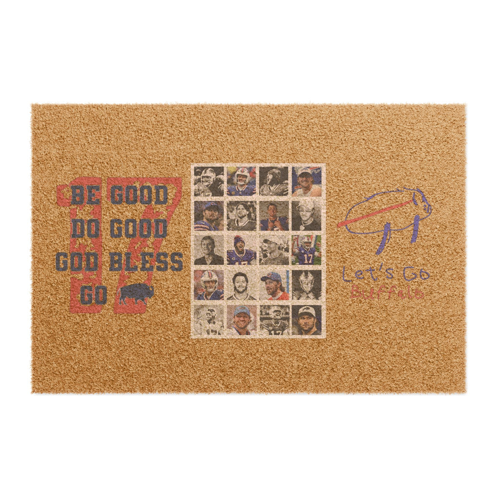 Inspirational Doormat with Positive Messages, Perfect for Home Entryway, Housewarming Gift, Seasonal Decor, Family Welcome Mat