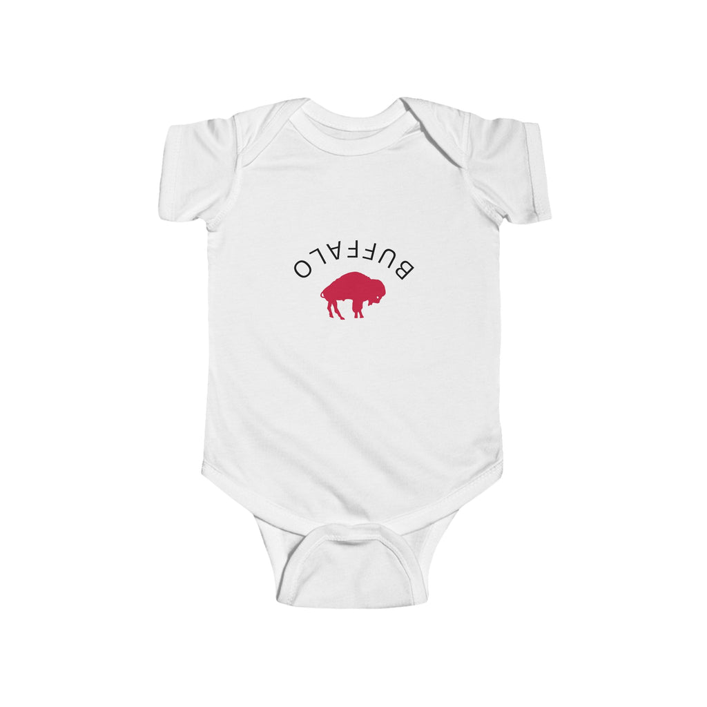 Cute Buffalo Graphic Infant Bodysuit, Baby Gift, Newborn Outfit, Animal Lover Clothes, Toddler Fashion, Unique Baby Apparel
