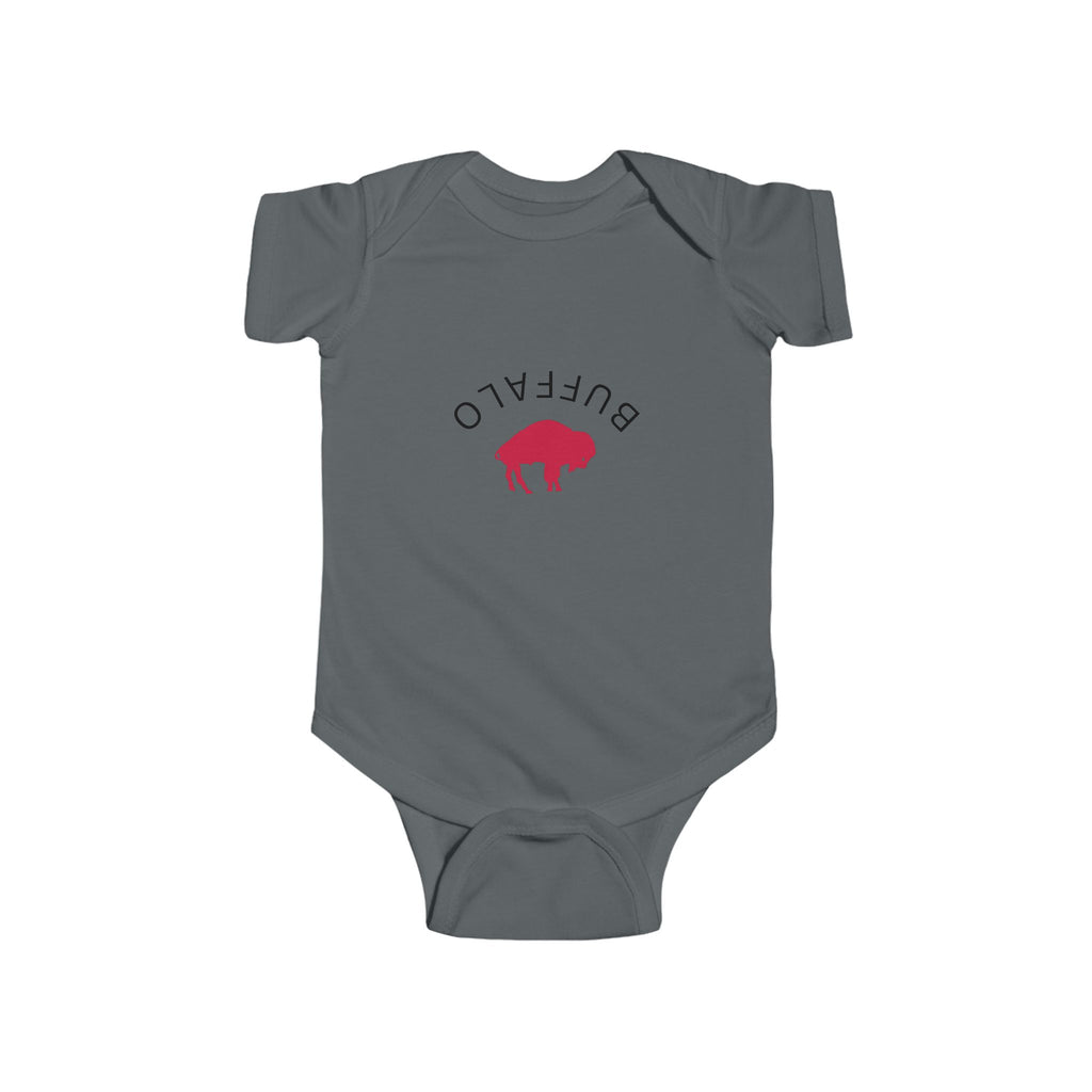 Cute Buffalo Graphic Infant Bodysuit, Baby Gift, Newborn Outfit, Animal Lover Clothes, Toddler Fashion, Unique Baby Apparel