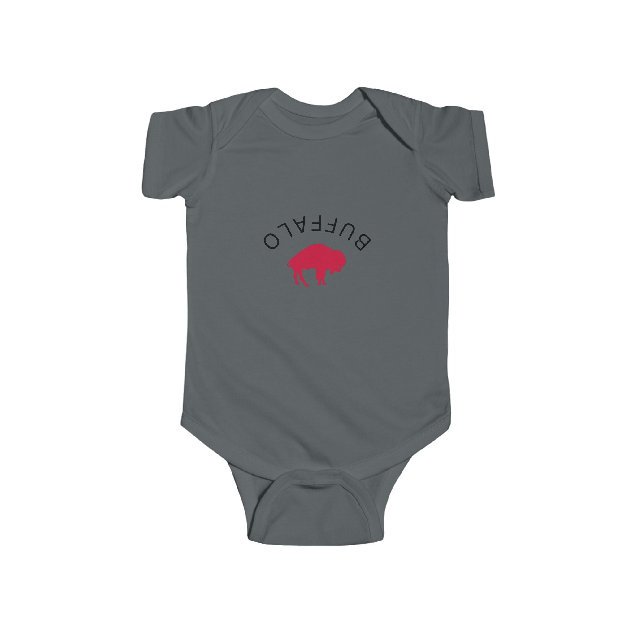 Cute Buffalo Graphic Infant Bodysuit, Baby Gift, Newborn Outfit, Animal Lover Clothes, Toddler Fashion, Unique Baby Apparel