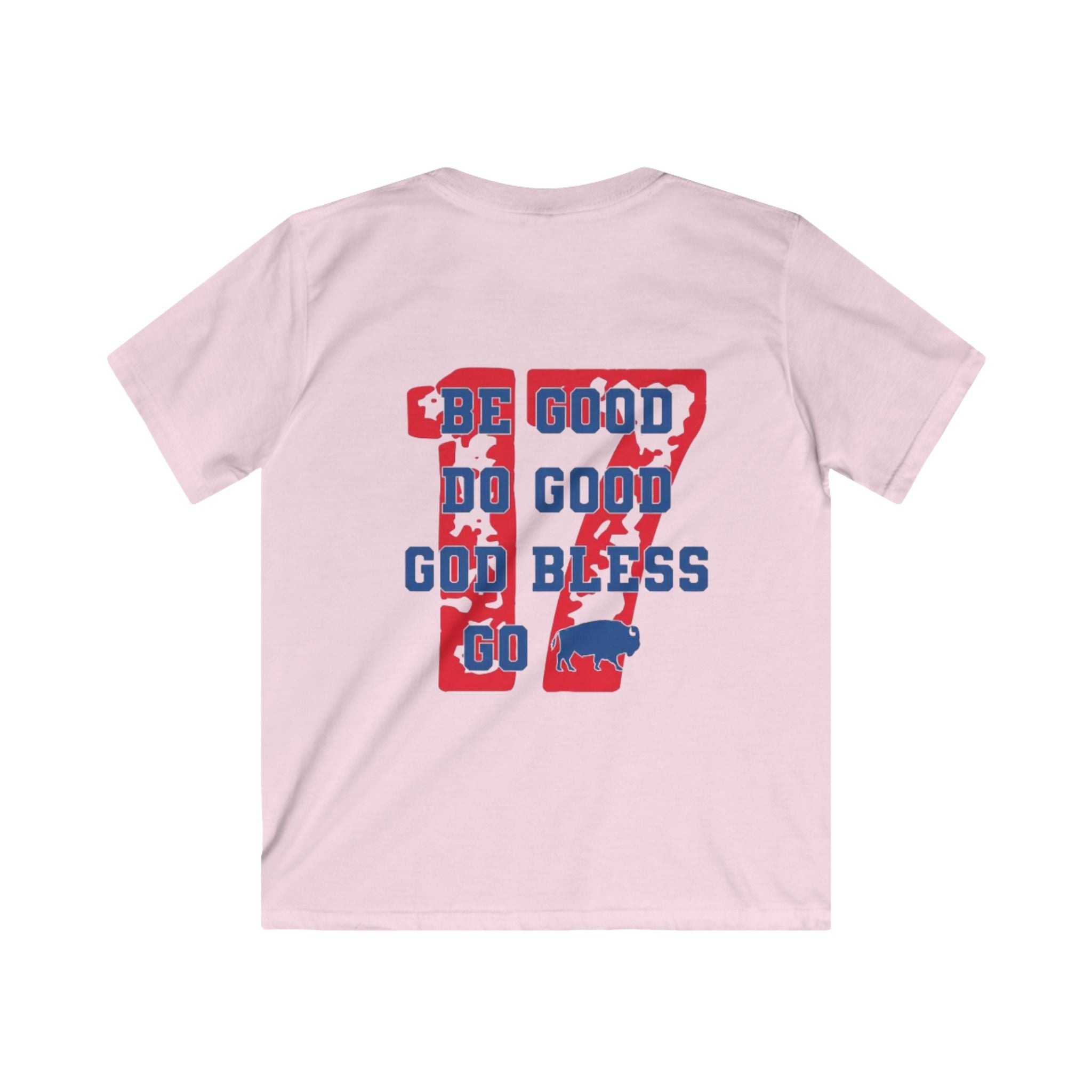 Buffalo Spirit Kids Softstyle Tee - Fun, Inspirational, Team Spirit Shirt, Perfect for Gifts, Sports Events, or Family Gatherings