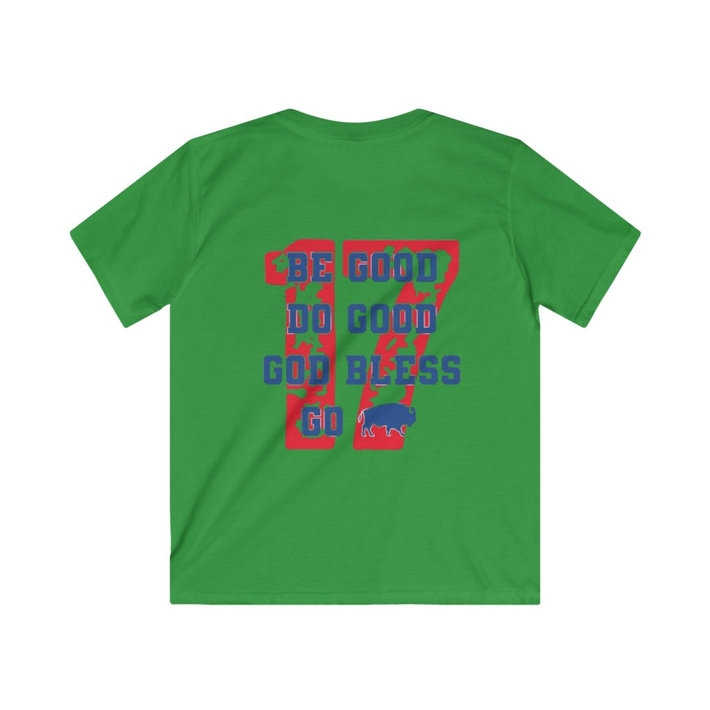 Buffalo Spirit Kids Softstyle Tee - Fun, Inspirational, Team Spirit Shirt, Perfect for Gifts, Sports Events, or Family Gatherings