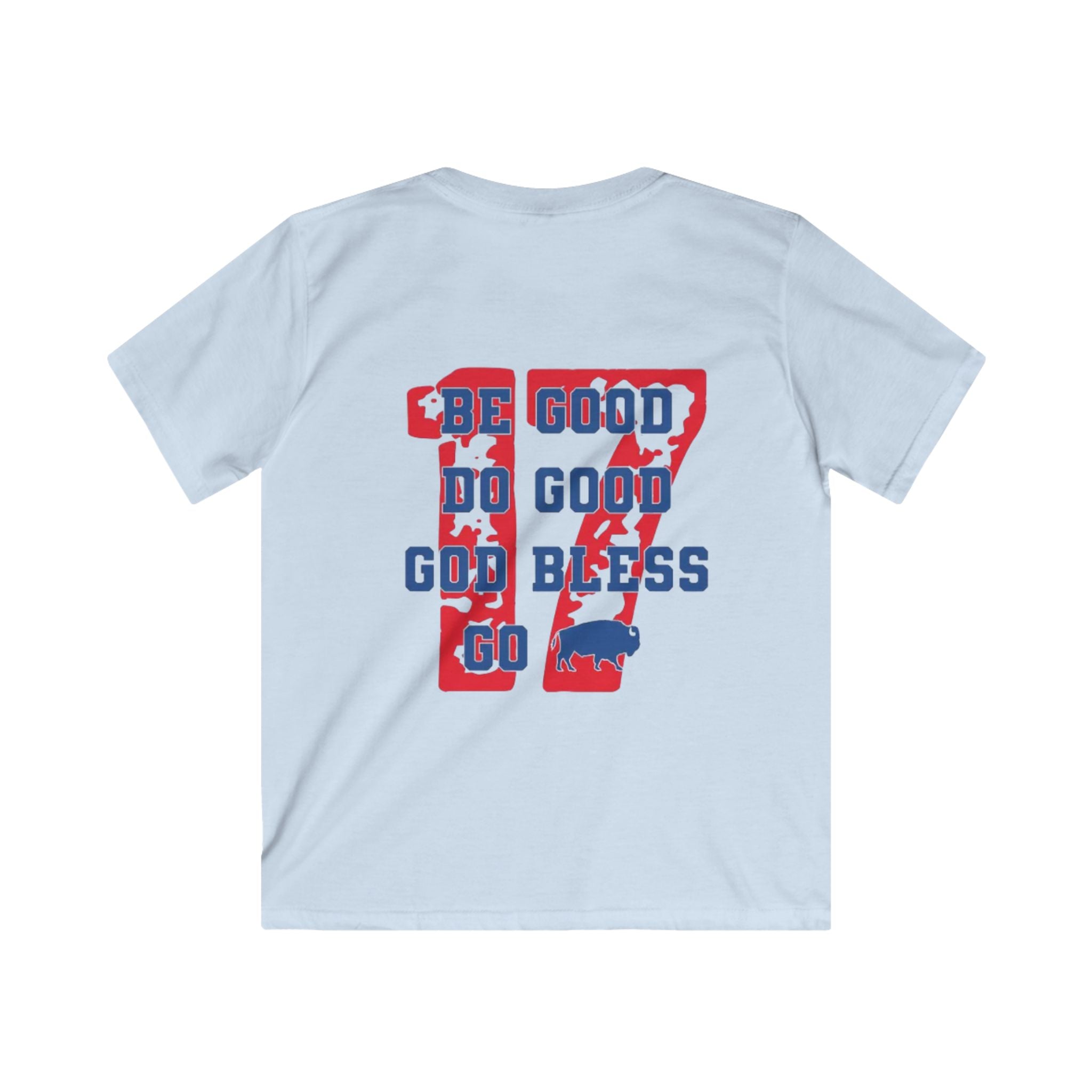 Buffalo Spirit Kids Softstyle Tee - Fun, Inspirational, Team Spirit Shirt, Perfect for Gifts, Sports Events, or Family Gatherings