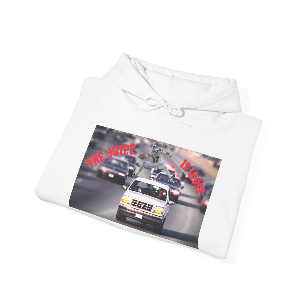 The Juice is Loose Unisex Hoodie, OJ/ Allen Special Vintage Sweatshirt, Allen - Simpson Fans.