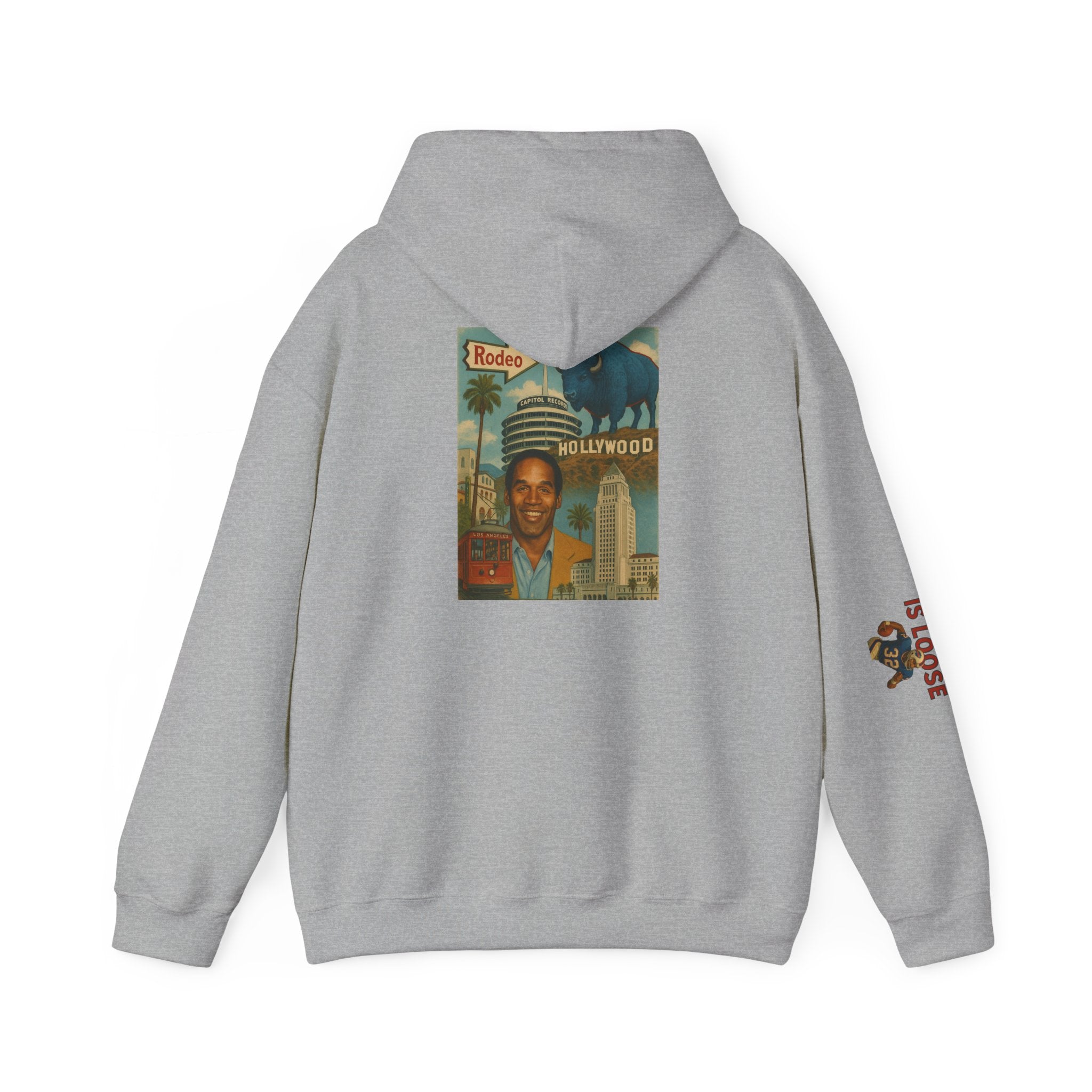 The Juice is Loose Unisex Hoodie, OJ/ Allen Special Vintage Sweatshirt, Allen - Simpson Fans.