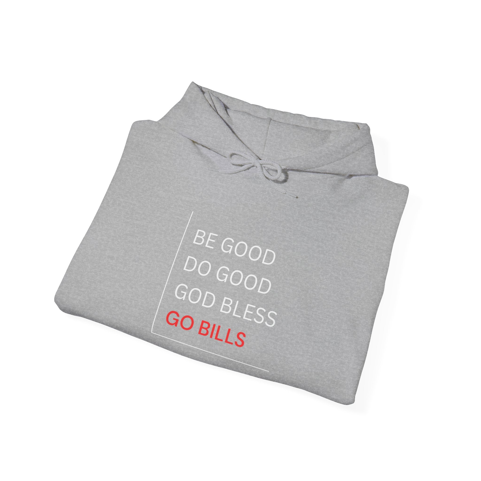Go Bills Inspirational Hoodie | Unisex Heavy Blend Sweatshirt for Game Days, Sports Lovers, Cozy Vibes, Family Gatherings, Unique Gift