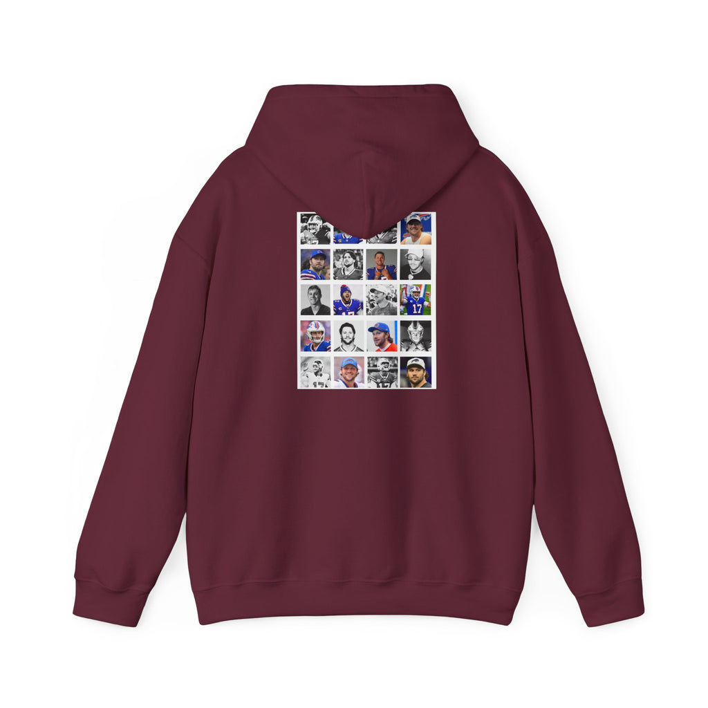 Go Bills Inspirational Hoodie | Unisex Heavy Blend Sweatshirt for Game Days, Sports Lovers, Cozy Vibes, Family Gatherings, Unique Gift