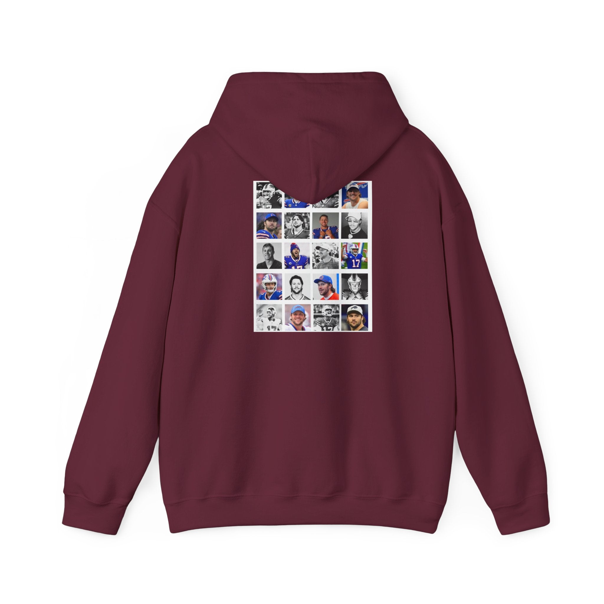 Go Bills Inspirational Hoodie | Unisex Heavy Blend Sweatshirt for Game Days, Sports Lovers, Cozy Vibes, Family Gatherings, Unique Gift