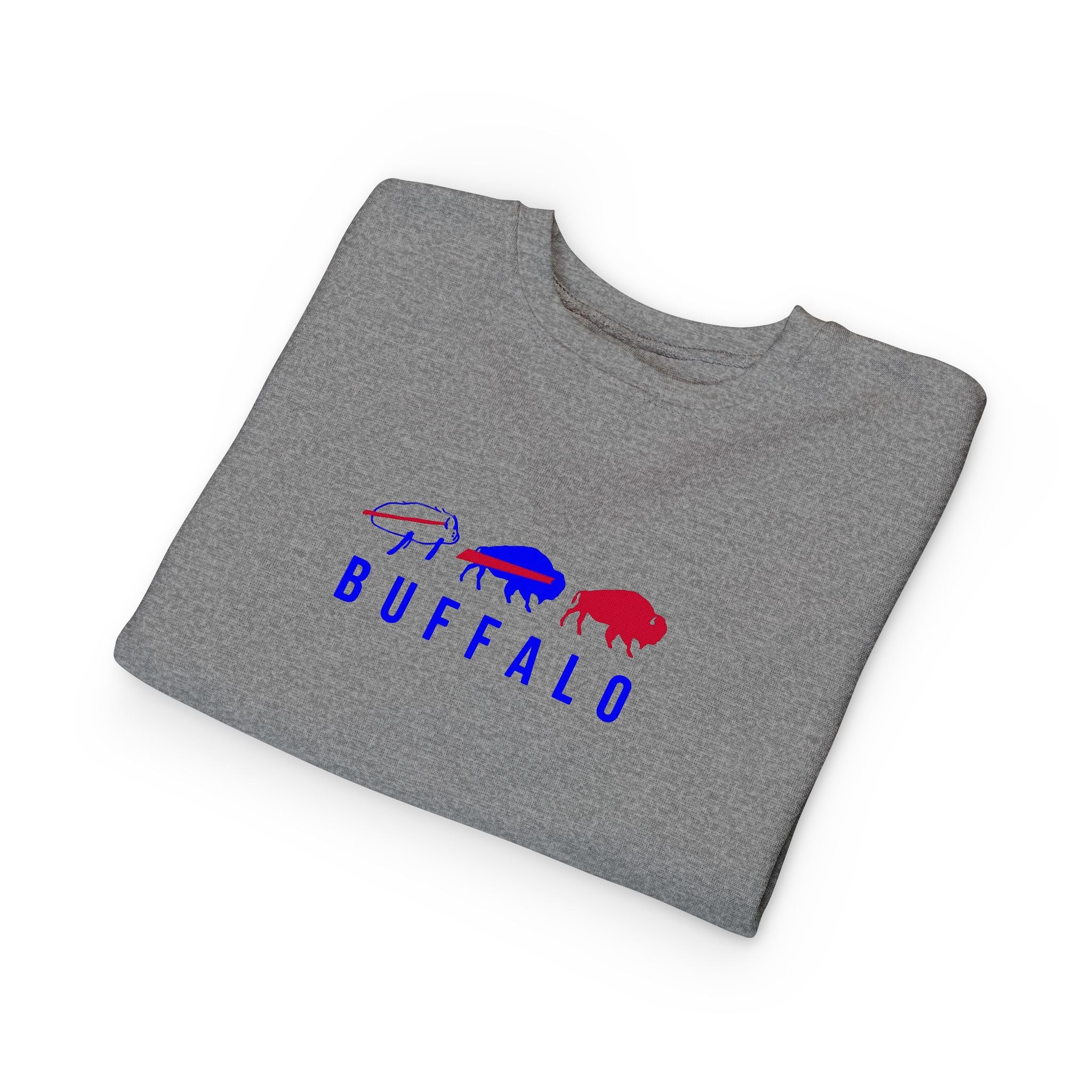 Buffalo Spirit Toddler Sweatshirt | Cute Kids Apparel for Game Day, Family Gatherings, Birthdays, and All Occasions