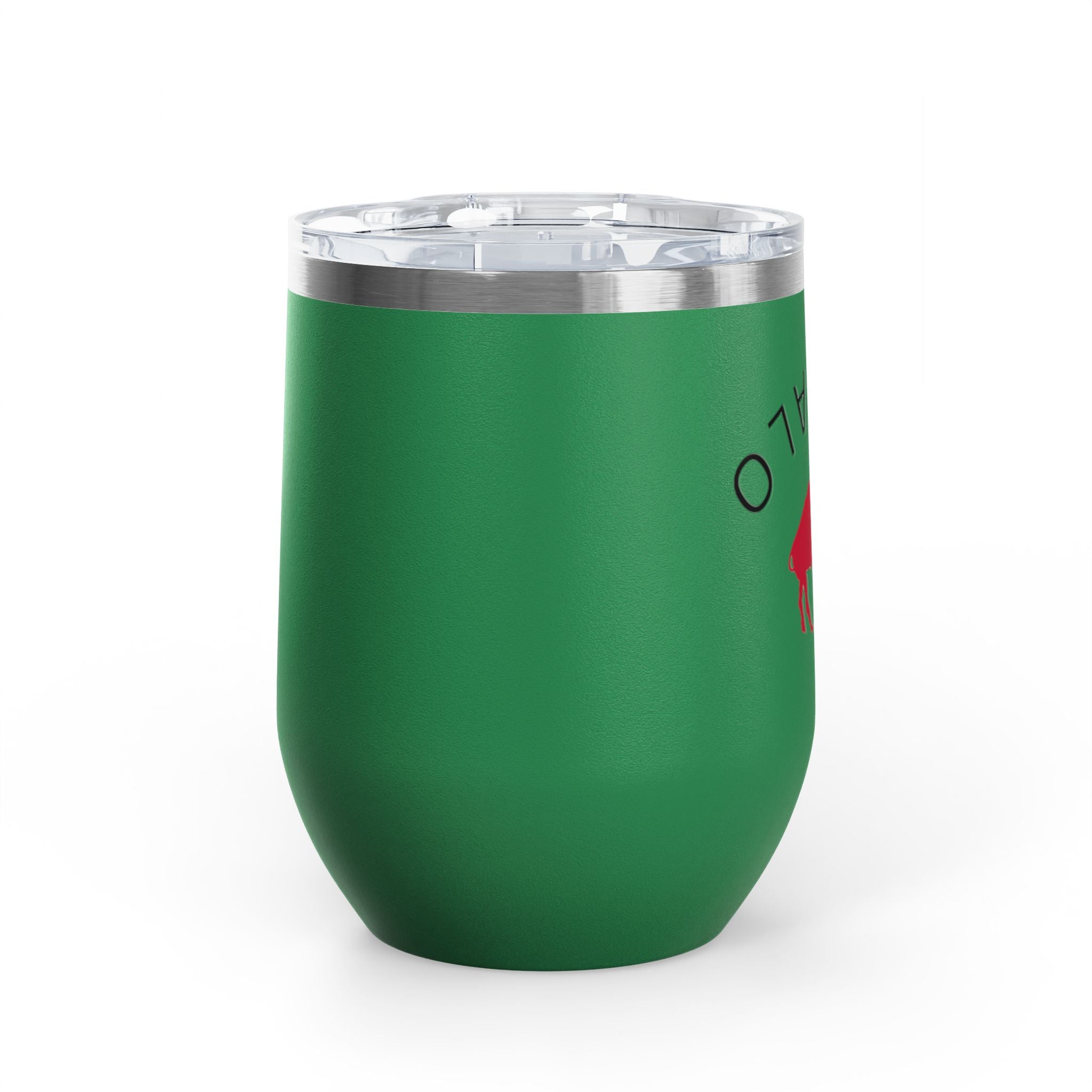 Buffalo Wine Tumbler, 12oz Insulated Drinkware for Wine Lovers, Gifts for Her, Home Bar Essentials, Outdoor Fun