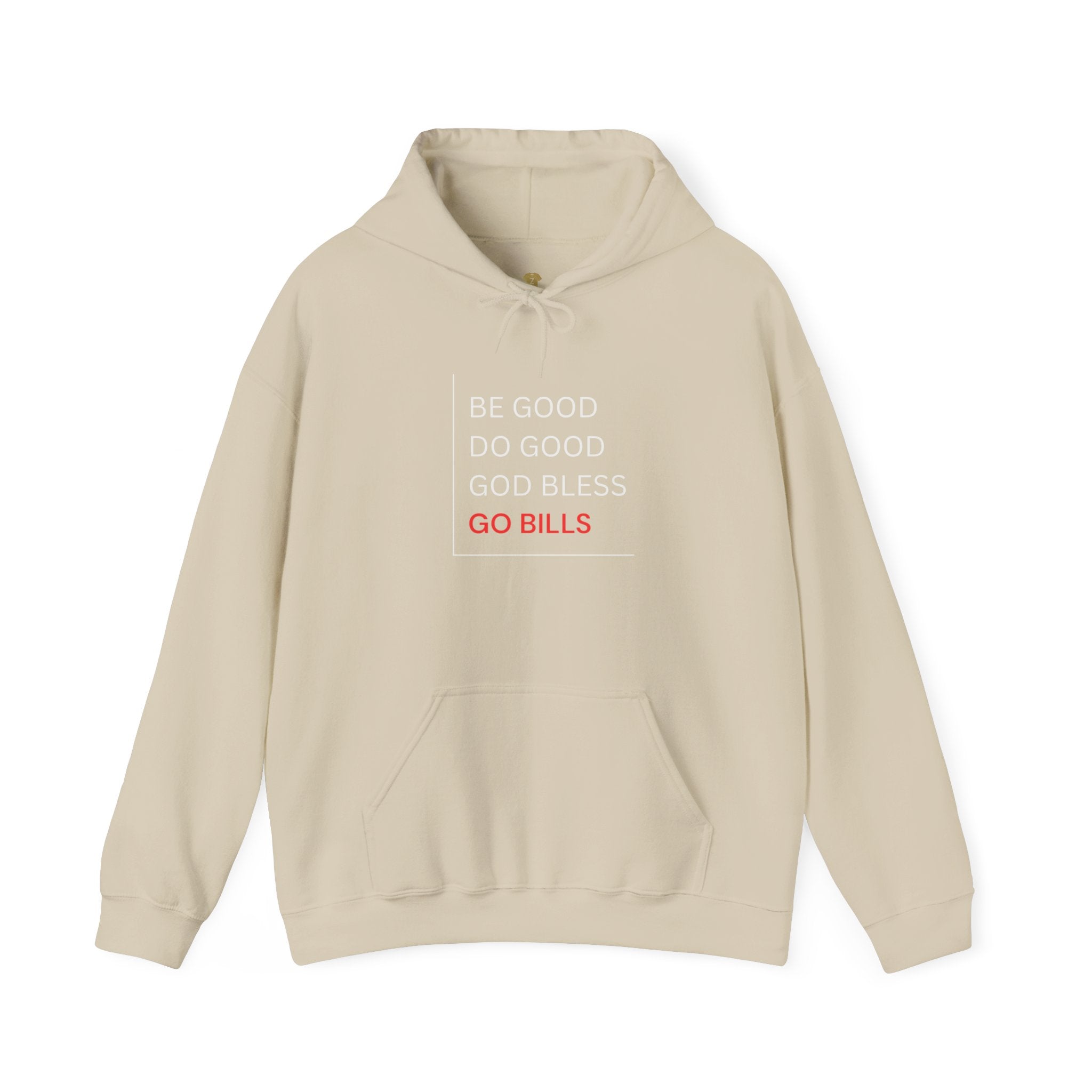 Go Bills Inspirational Hoodie | Unisex Heavy Blend Sweatshirt for Game Days, Sports Lovers, Cozy Vibes, Family Gatherings, Unique Gift