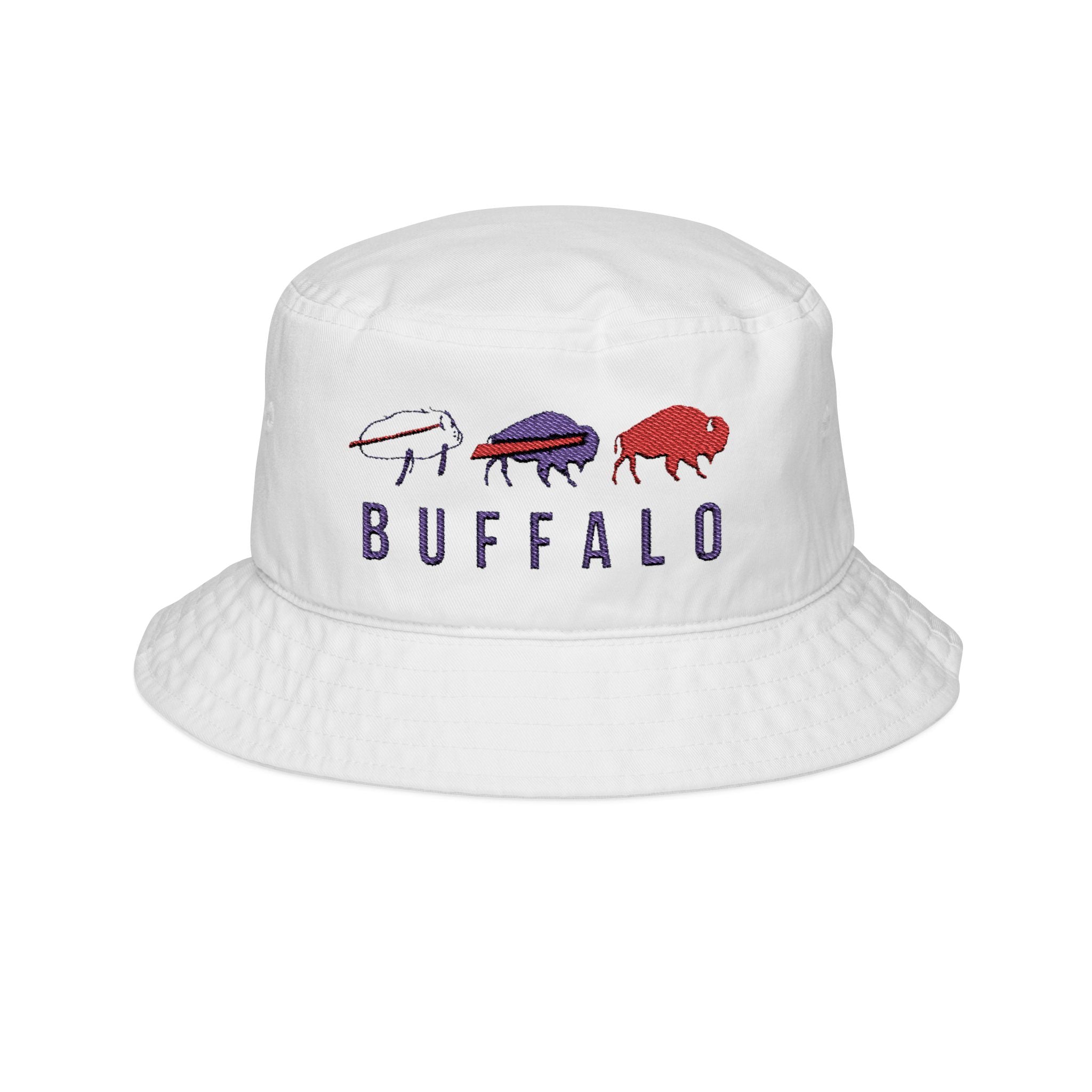 Buffalo Potato Embroidery Bucket Hat | Buffalo embroidered bucket hat