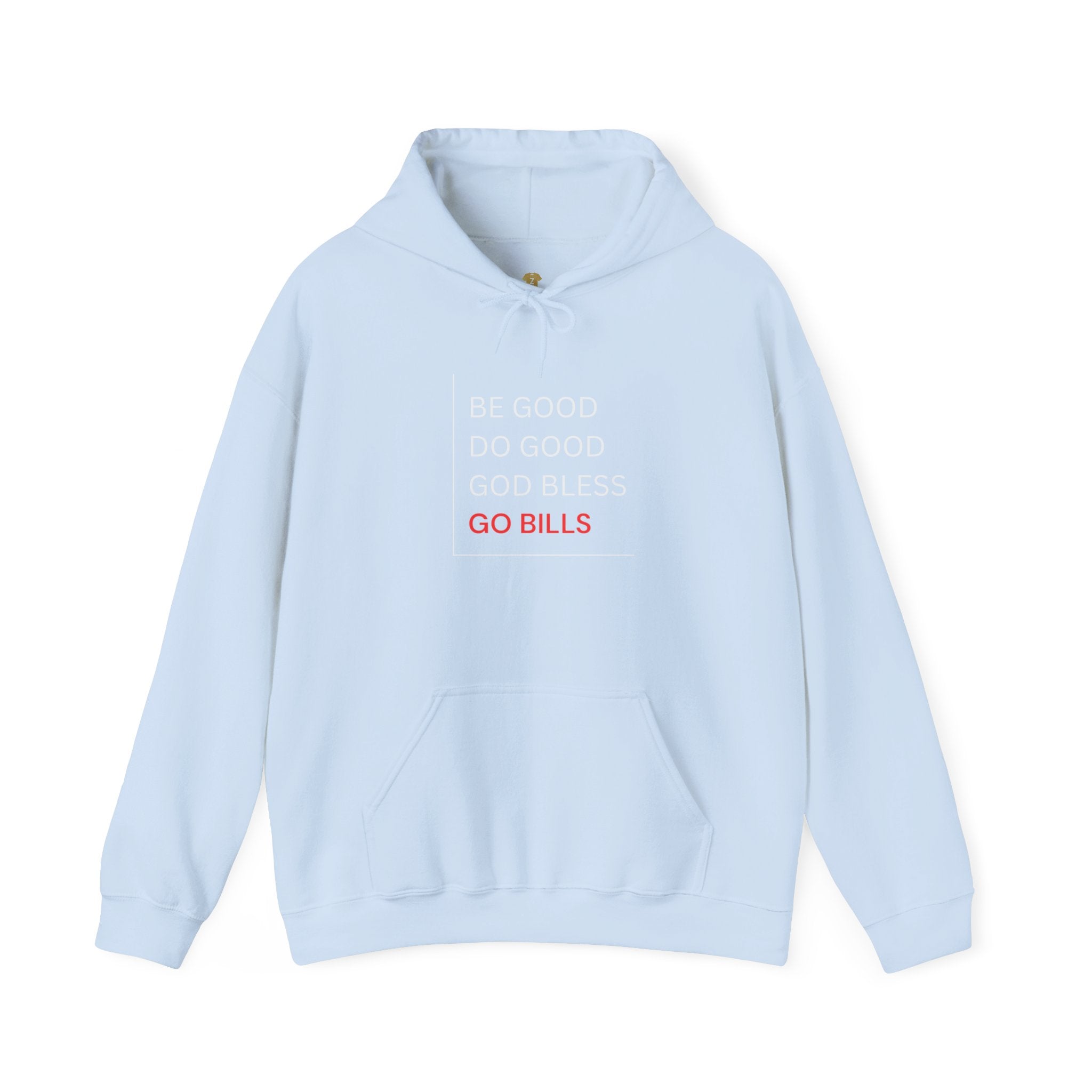 Go Bills Inspirational Hoodie | Unisex Heavy Blend Sweatshirt for Game Days, Sports Lovers, Cozy Vibes, Family Gatherings, Unique Gift