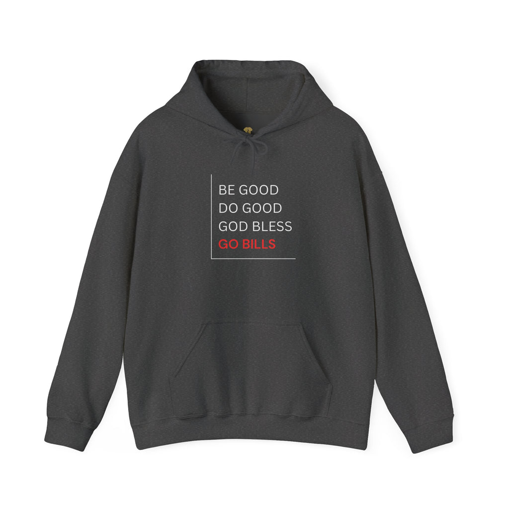 Go Bills Inspirational Hoodie | Unisex Heavy Blend Sweatshirt for Game Days, Sports Lovers, Cozy Vibes, Family Gatherings, Unique Gift