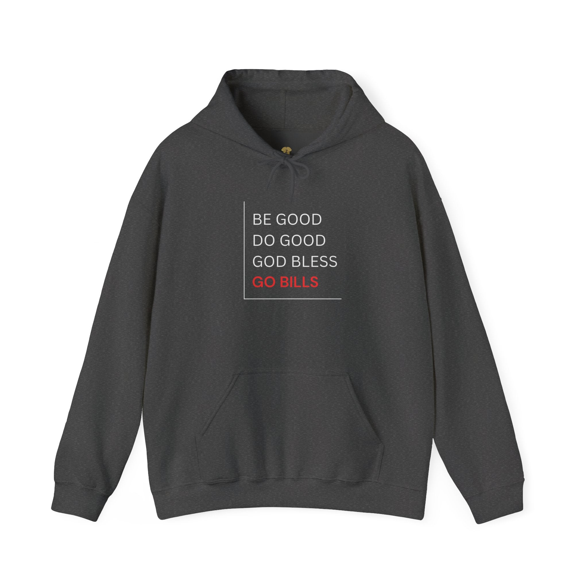 Go Bills Inspirational Hoodie | Unisex Heavy Blend Sweatshirt for Game Days, Sports Lovers, Cozy Vibes, Family Gatherings, Unique Gift