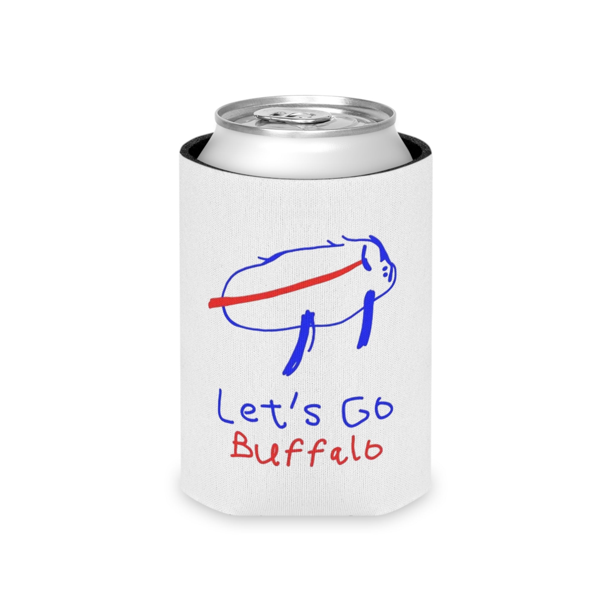 Buffalo-Themed Can Cooler - Fun & Inspirational Drink Koozie for Game Days, Tailgates, BBQs, Parties, and Celebrations