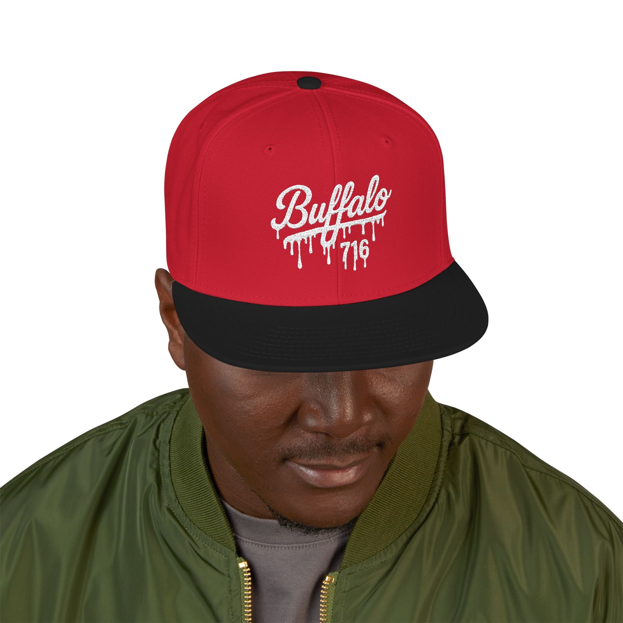 Buffalo Drip Embroidered Snapback