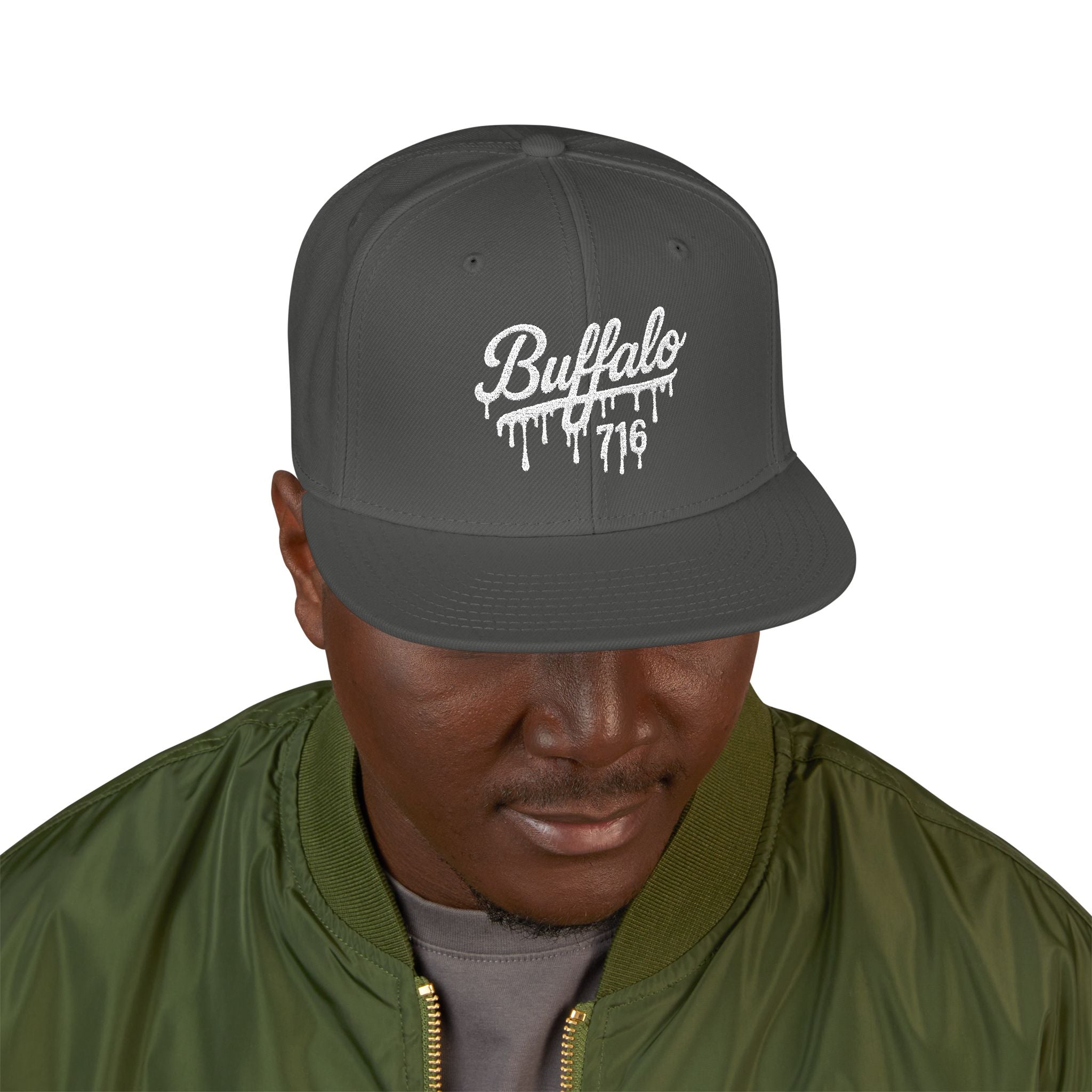 Buffalo Drip Embroidered Snapback