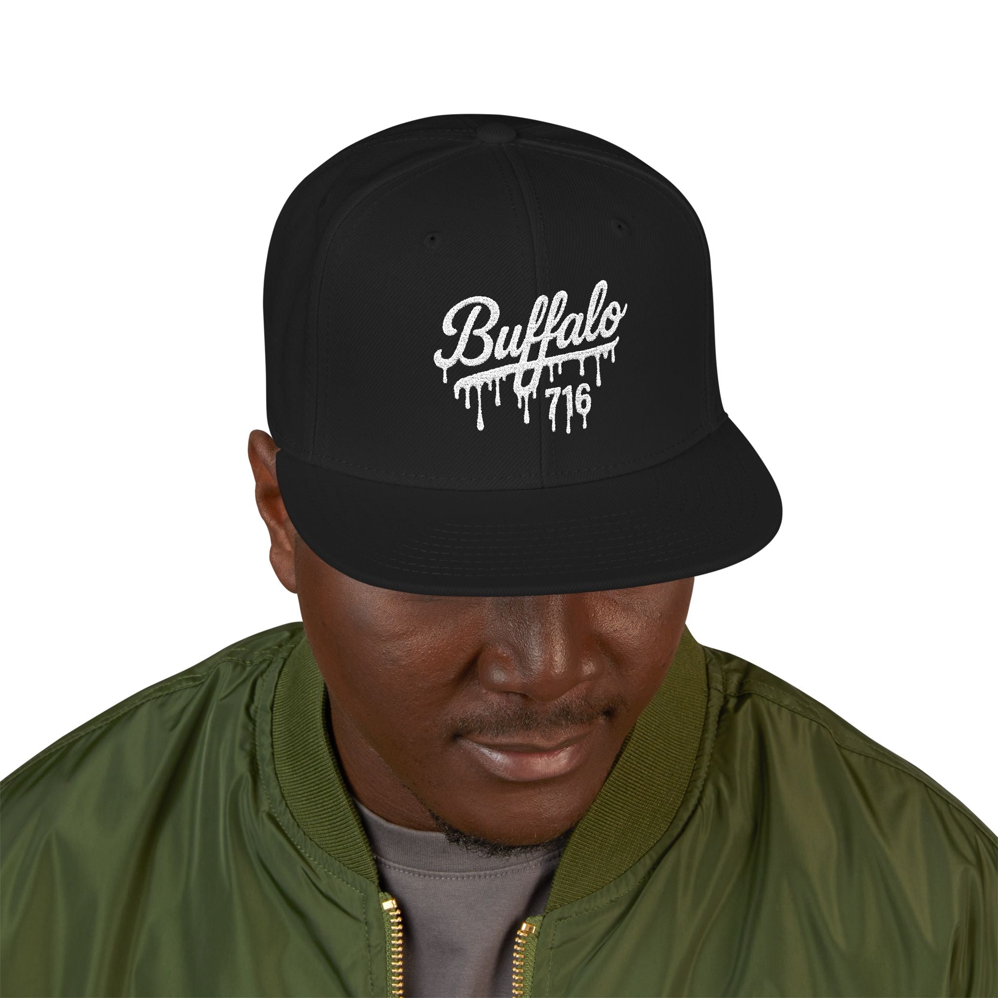 Buffalo Drip Embroidered Snapback