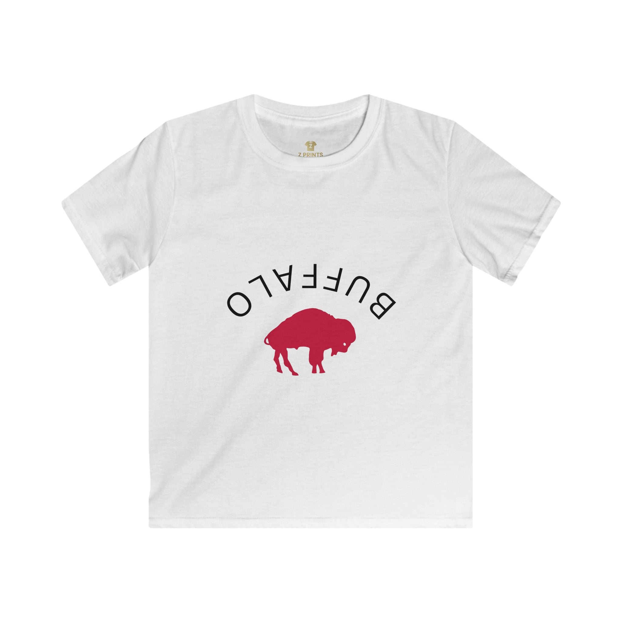 Buffalo Graphic Kids Tee, Soft Cotton T-Shirt for Children.