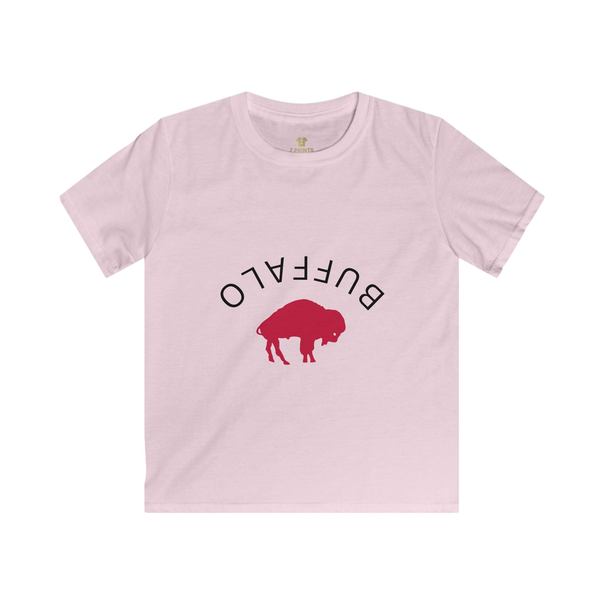 Buffalo Graphic Kids Tee, Soft Cotton T-Shirt for Children.