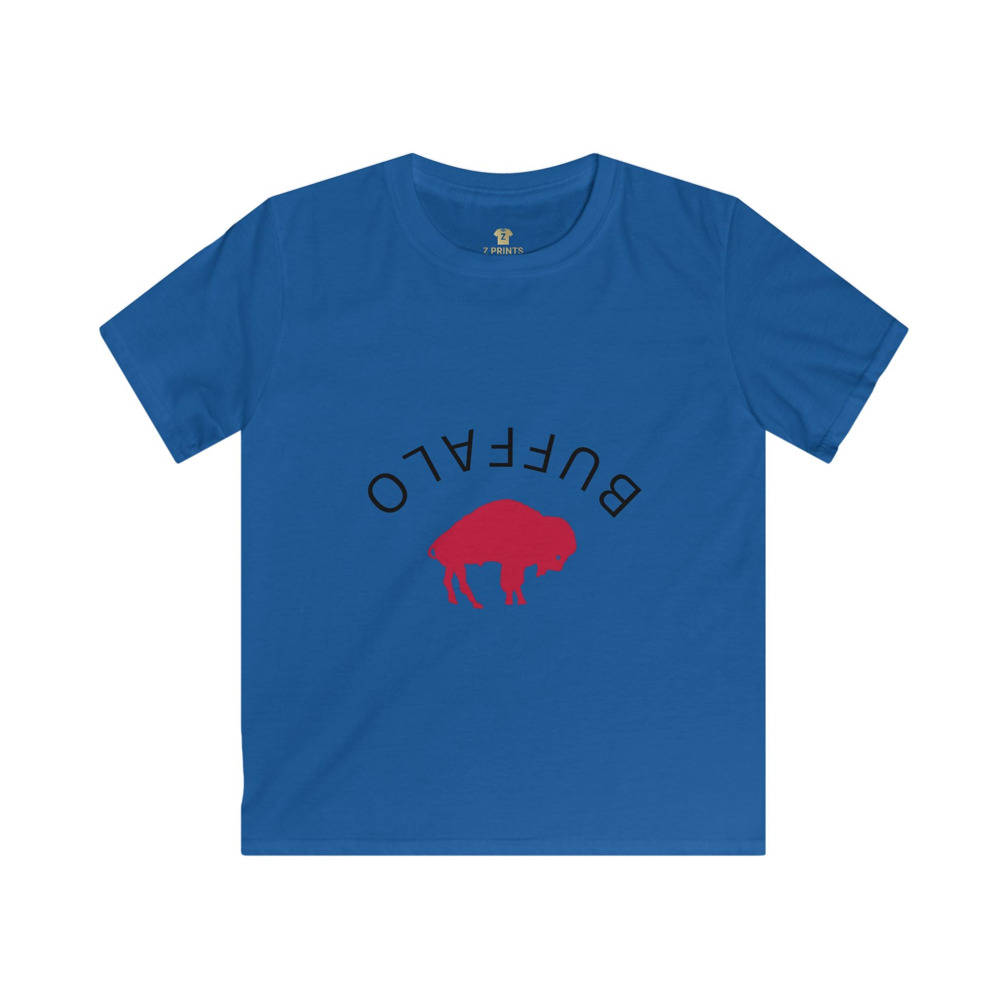 Buffalo Graphic Kids Tee, Soft Cotton T-Shirt for Children.