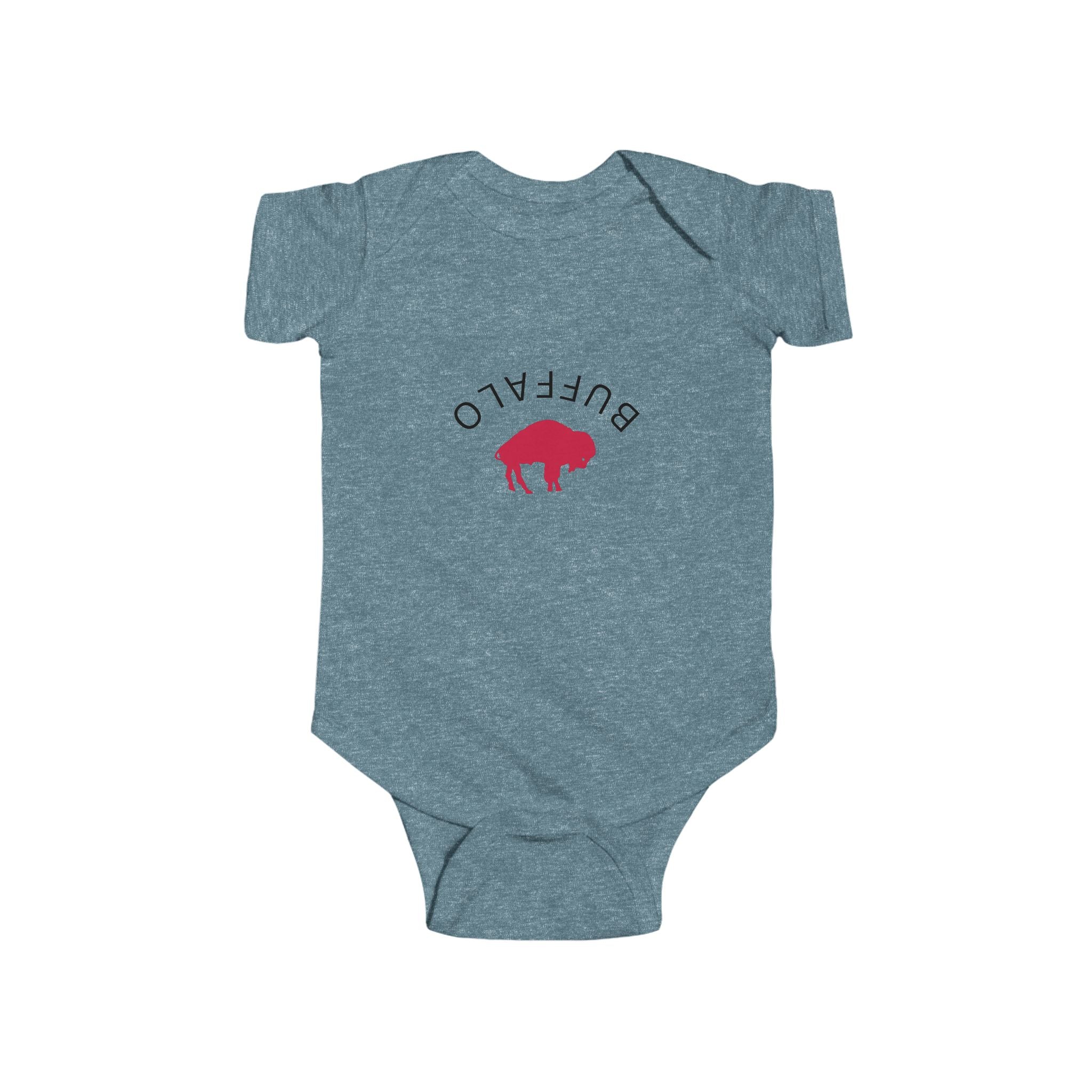 Cute Buffalo Graphic Infant Bodysuit, Baby Gift, Newborn Outfit, Animal Lover Clothes, Toddler Fashion, Unique Baby Apparel