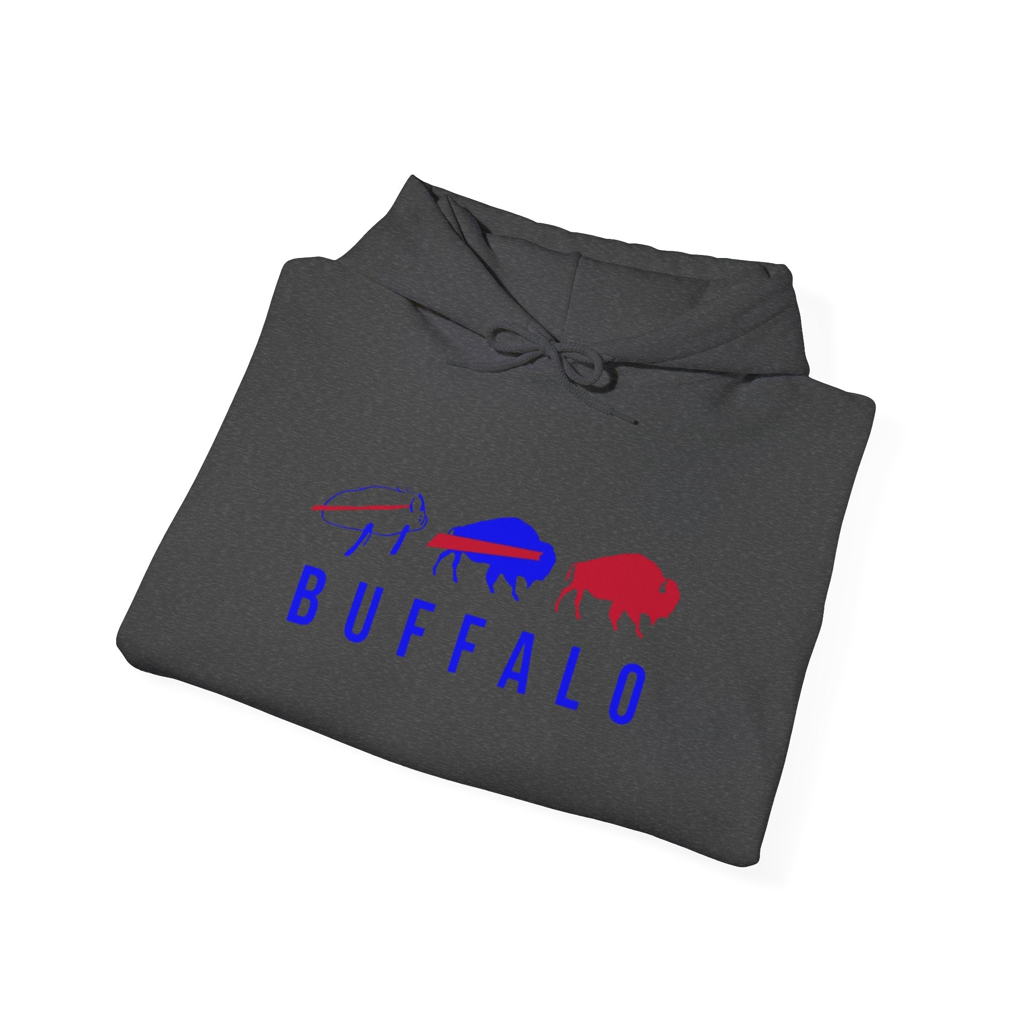 Buffalo Spirit Hoodie, Cozy Unisex Sweatshirt, Perfect Gift for Outdoorsy Friends, Casual Wear, Inspirational Apparel