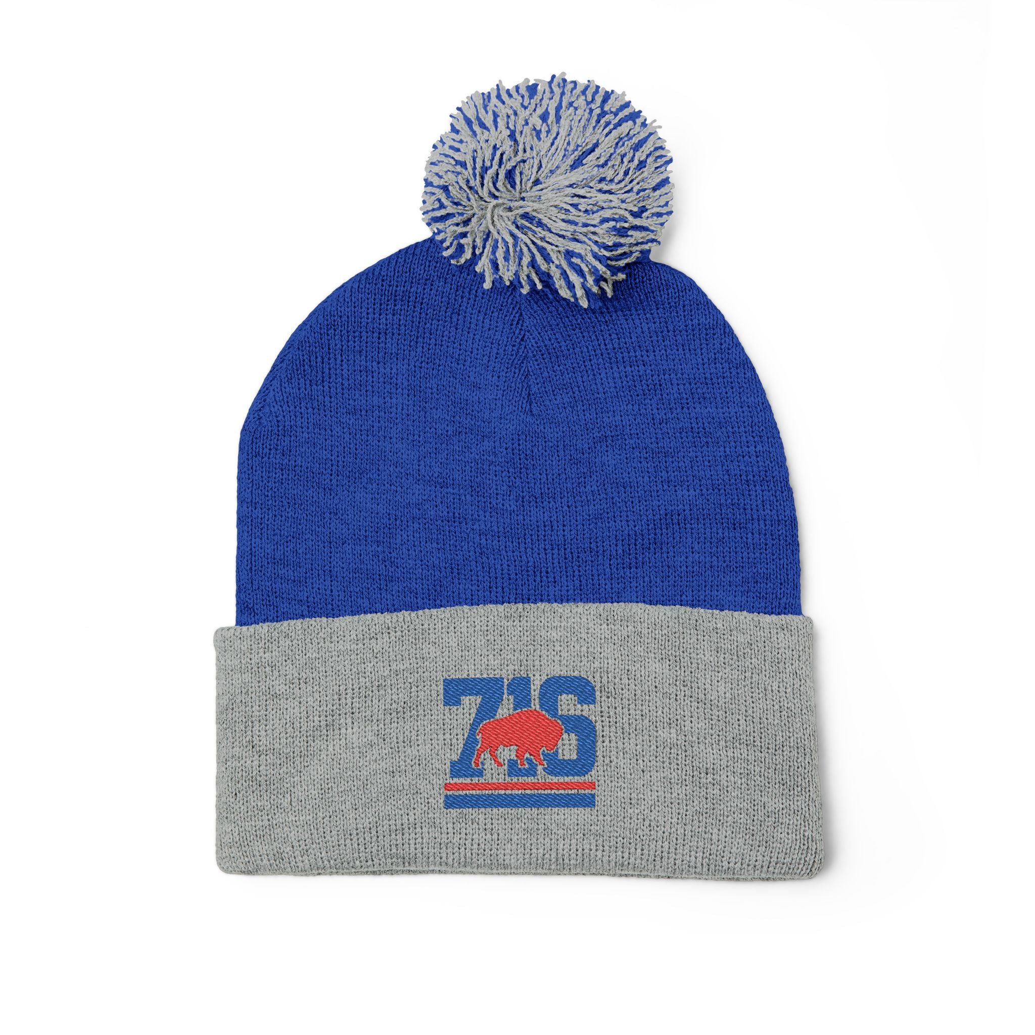 Buffalo 716 Football Knit Cap Embroidered Logo.