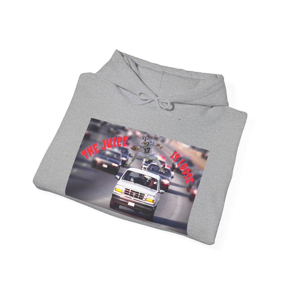 The Juice is Loose Unisex Hoodie, OJ/ Allen Special Vintage Sweatshirt, Allen - Simpson Fans.