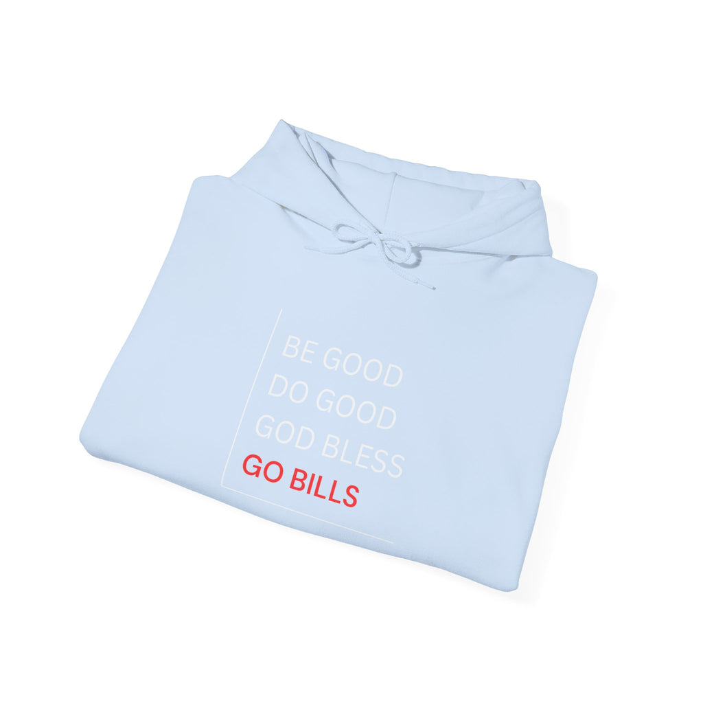 Go Bills Inspirational Hoodie | Unisex Heavy Blend Sweatshirt for Game Days, Sports Lovers, Cozy Vibes, Family Gatherings, Unique Gift