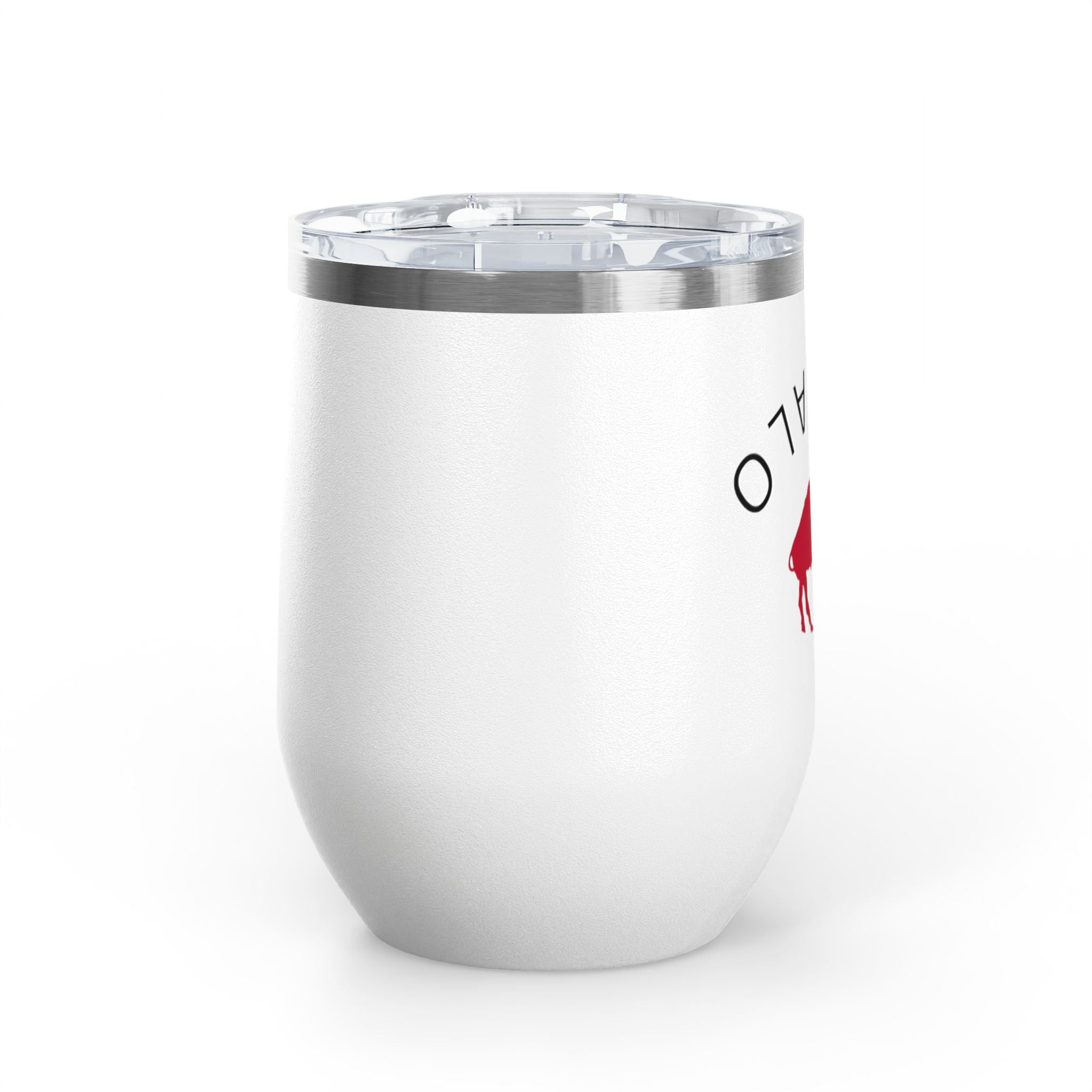 Buffalo Wine Tumbler, 12oz Insulated Drinkware for Wine Lovers, Gifts for Her, Home Bar Essentials, Outdoor Fun