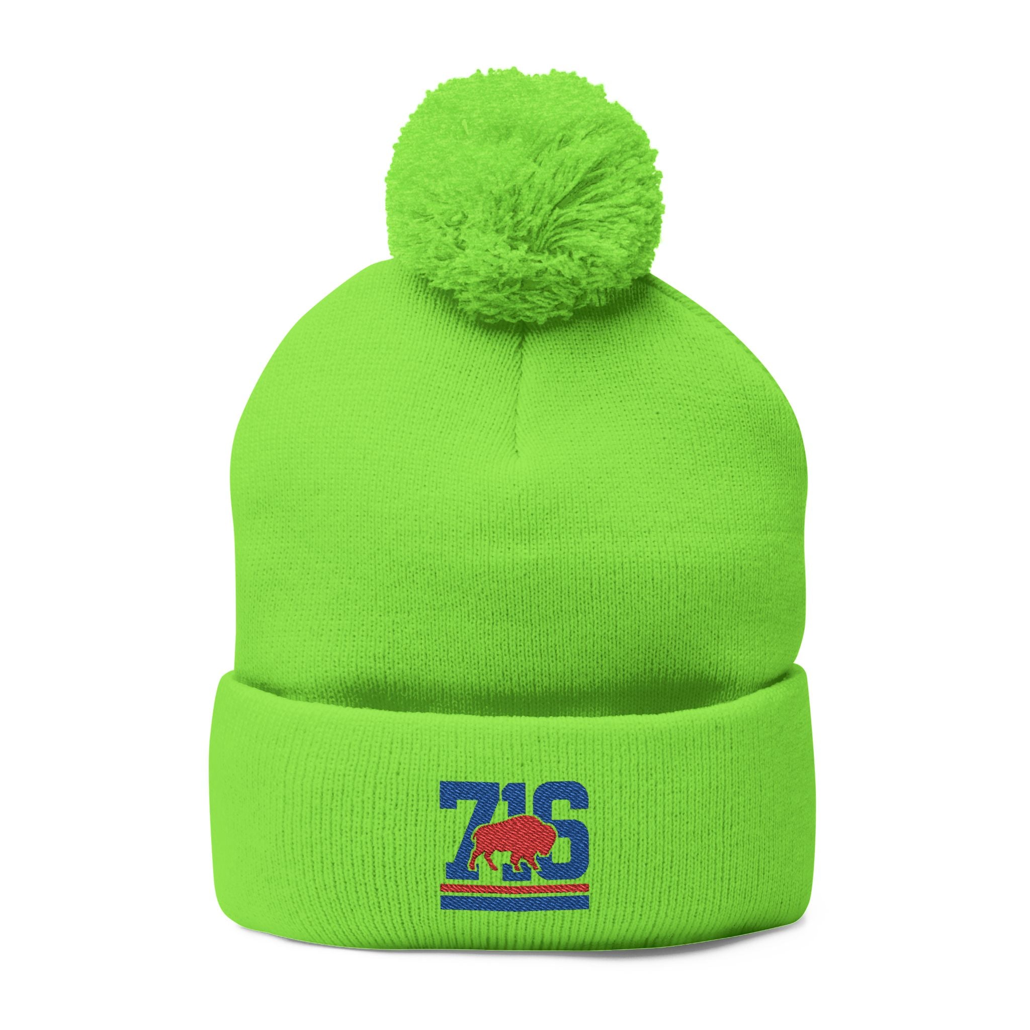 Buffalo 716 Football Knit Cap Embroidered Logo.