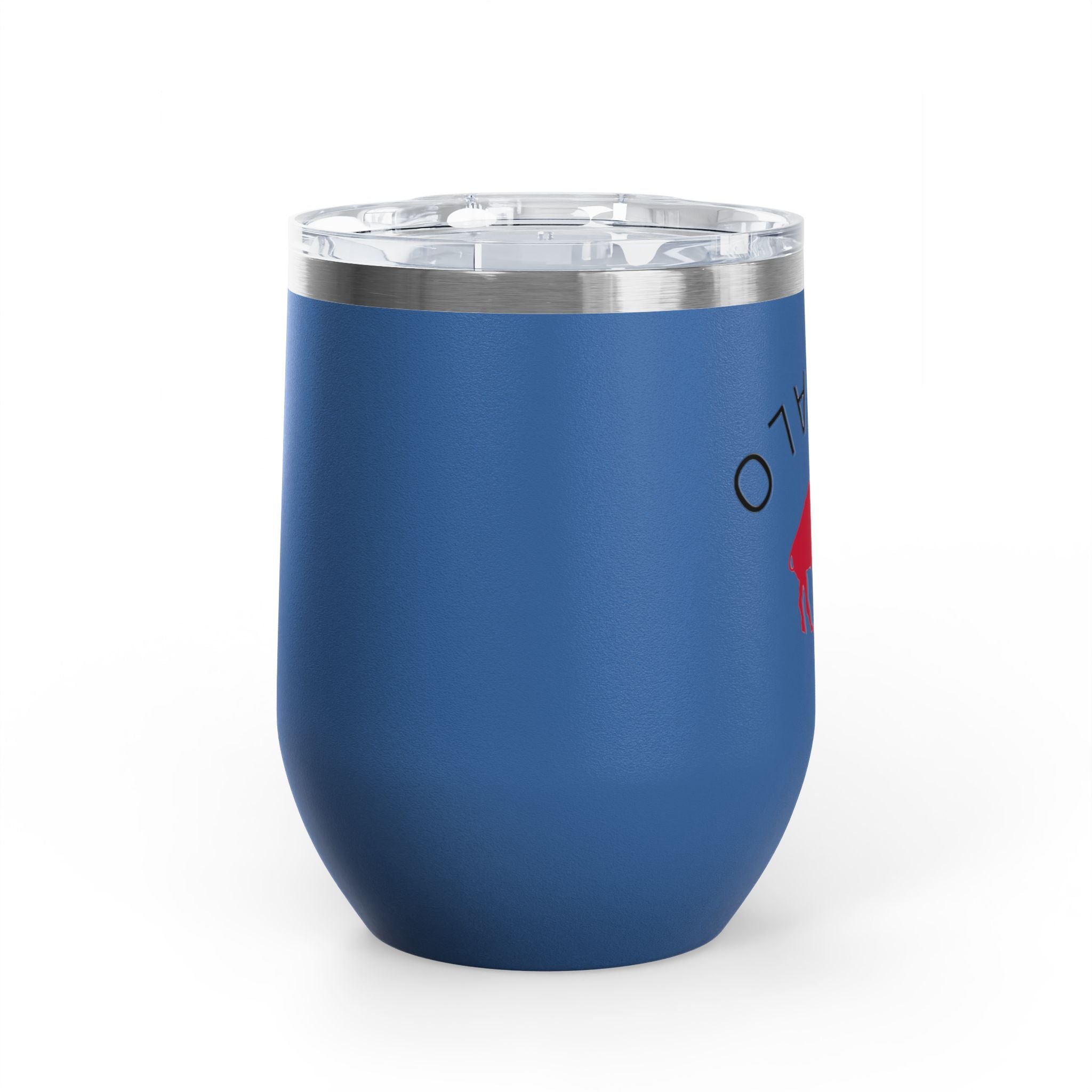Buffalo Wine Tumbler, 12oz Insulated Drinkware for Wine Lovers, Gifts for Her, Home Bar Essentials, Outdoor Fun