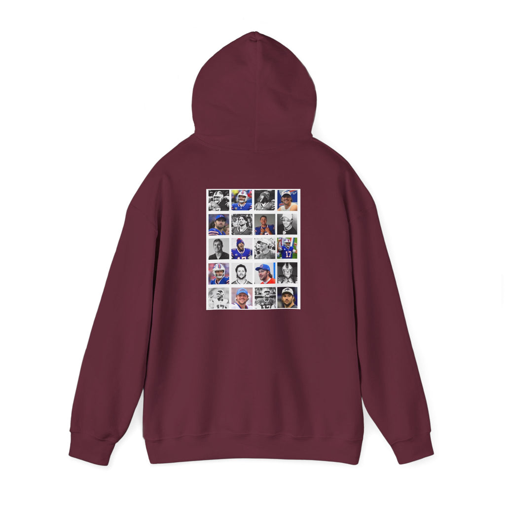 Go Bills Inspirational Hoodie | Unisex Heavy Blend Sweatshirt for Game Days, Sports Lovers, Cozy Vibes, Family Gatherings, Unique Gift