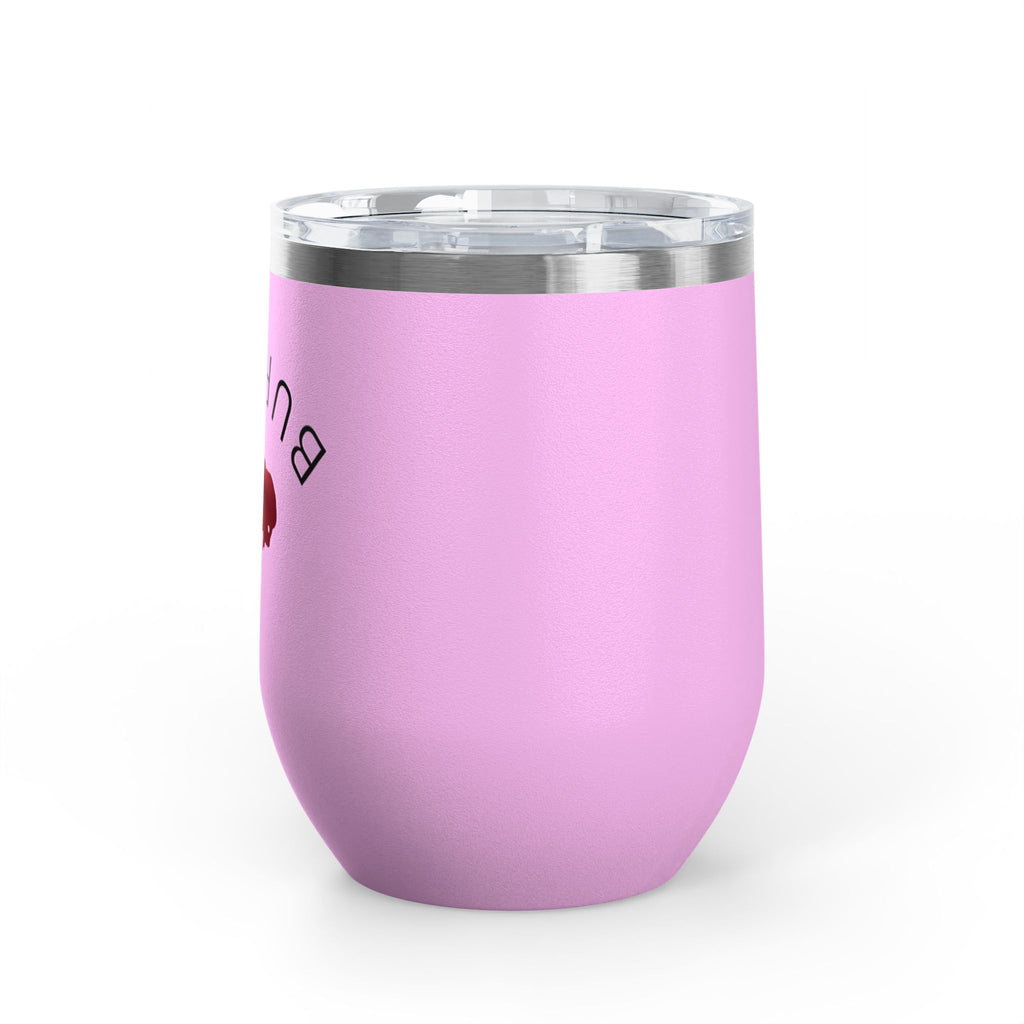 Buffalo Wine Tumbler, 12oz Insulated Drinkware for Wine Lovers, Gifts for Her, Home Bar Essentials, Outdoor Fun