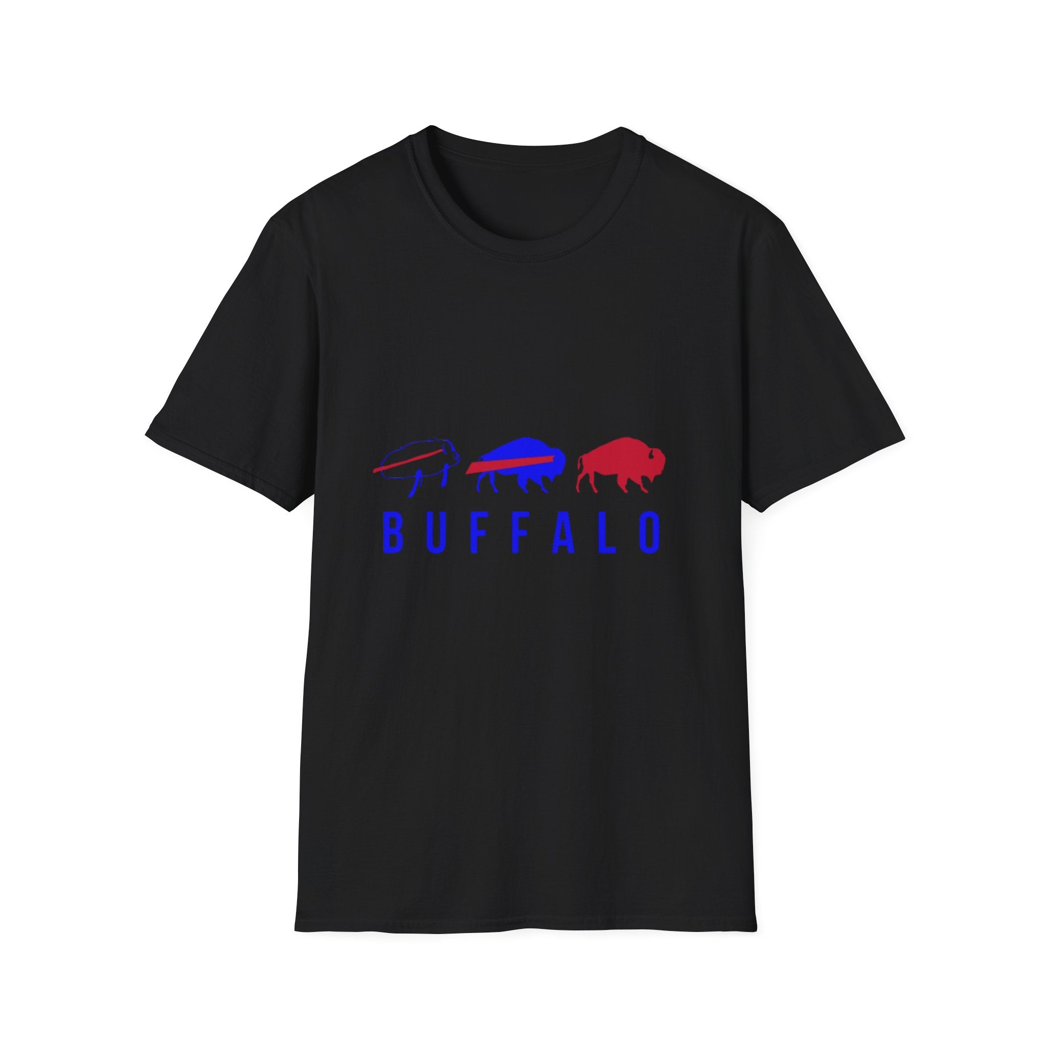 Buffalo Potato Spirit Unisex Softstyle T-Shirt | Casual Wear, Gift for Sports Fans, College Apparel, Everyday Comfort, Unique Design