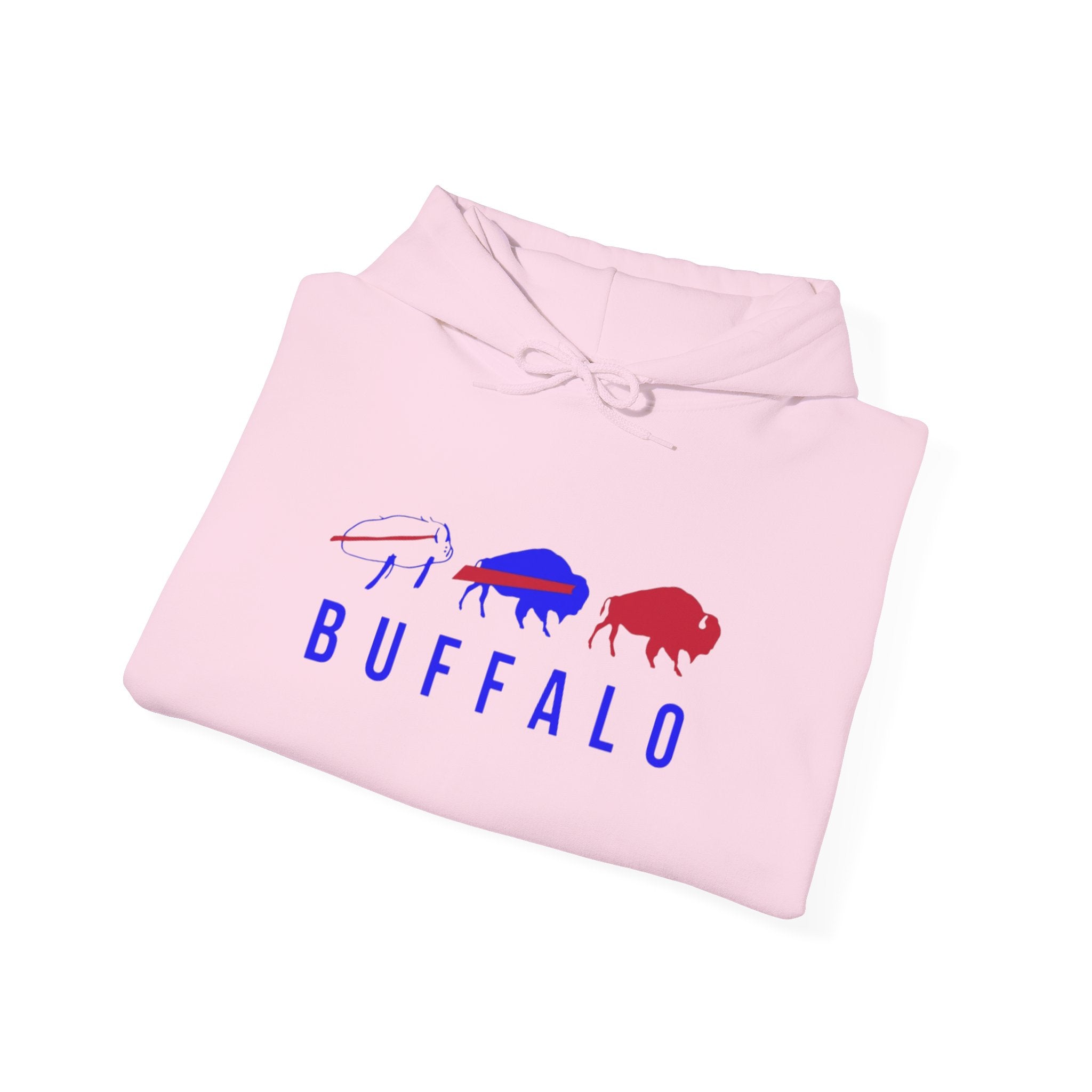 Buffalo Spirit Hoodie, Cozy Unisex Sweatshirt, Perfect Gift for Outdoorsy Friends, Casual Wear, Inspirational Apparel