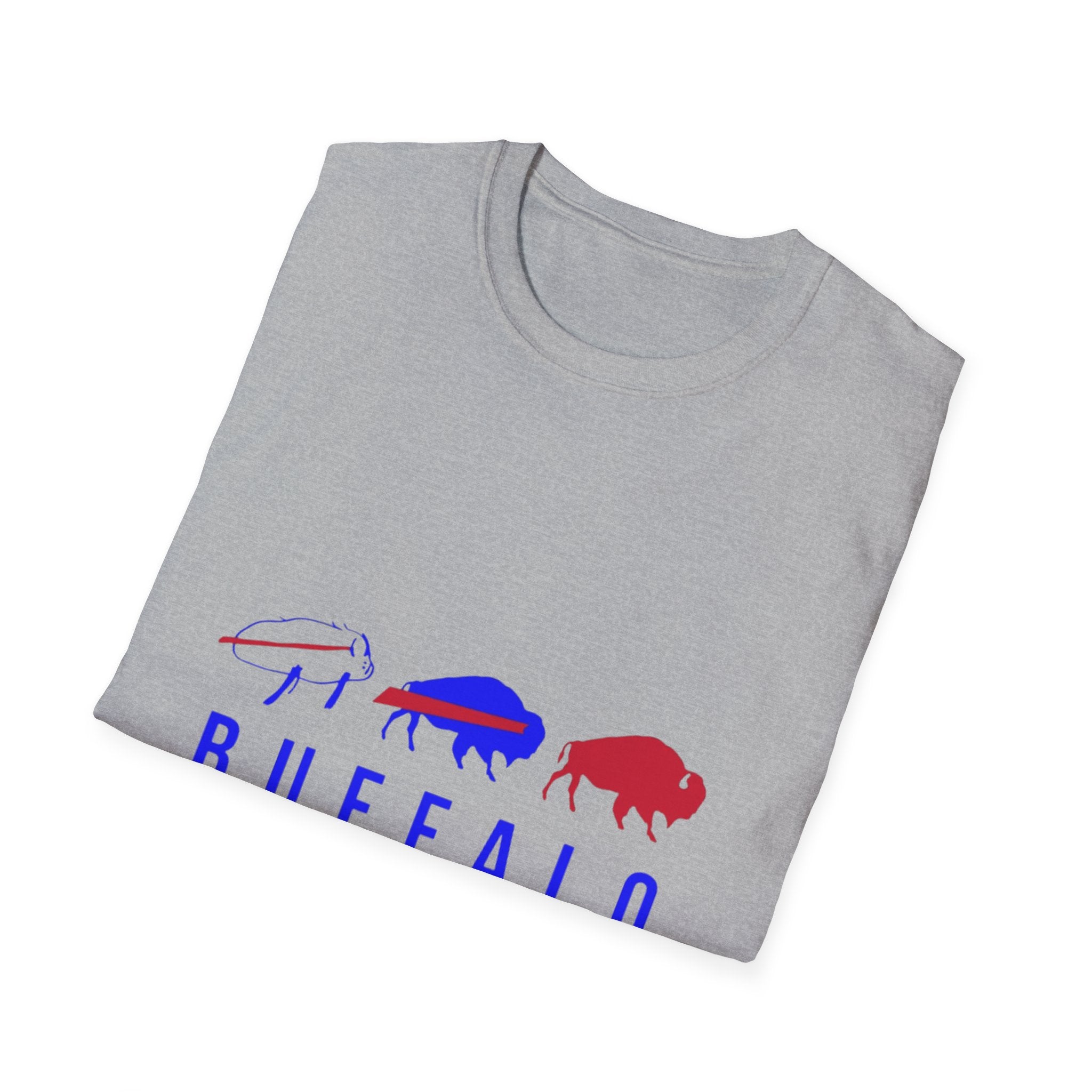 Buffalo Potato Spirit Unisex Softstyle T-Shirt | Casual Wear, Gift for Sports Fans, College Apparel, Everyday Comfort, Unique Design