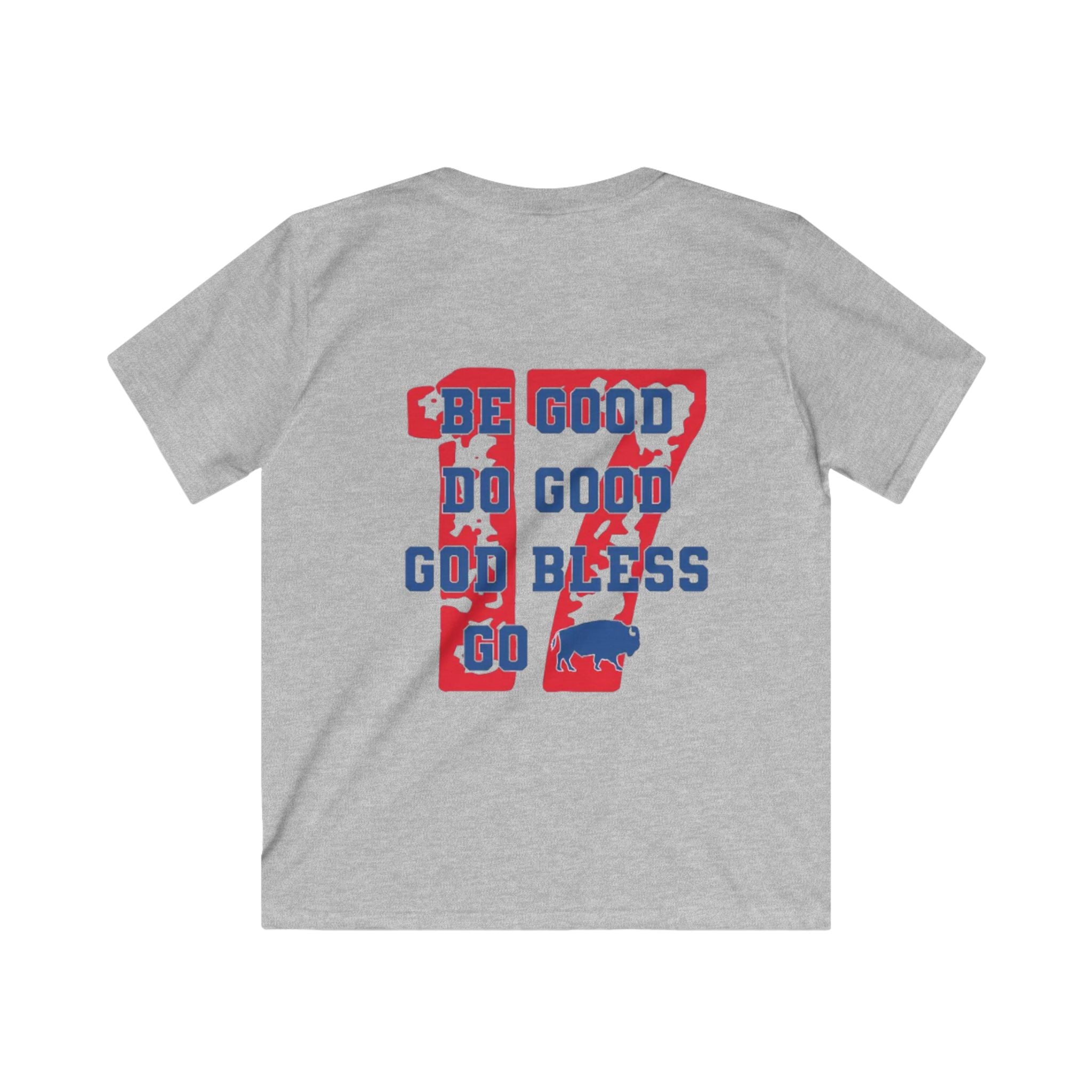 Buffalo Spirit Kids Softstyle Tee - Fun, Inspirational, Team Spirit Shirt, Perfect for Gifts, Sports Events, or Family Gatherings