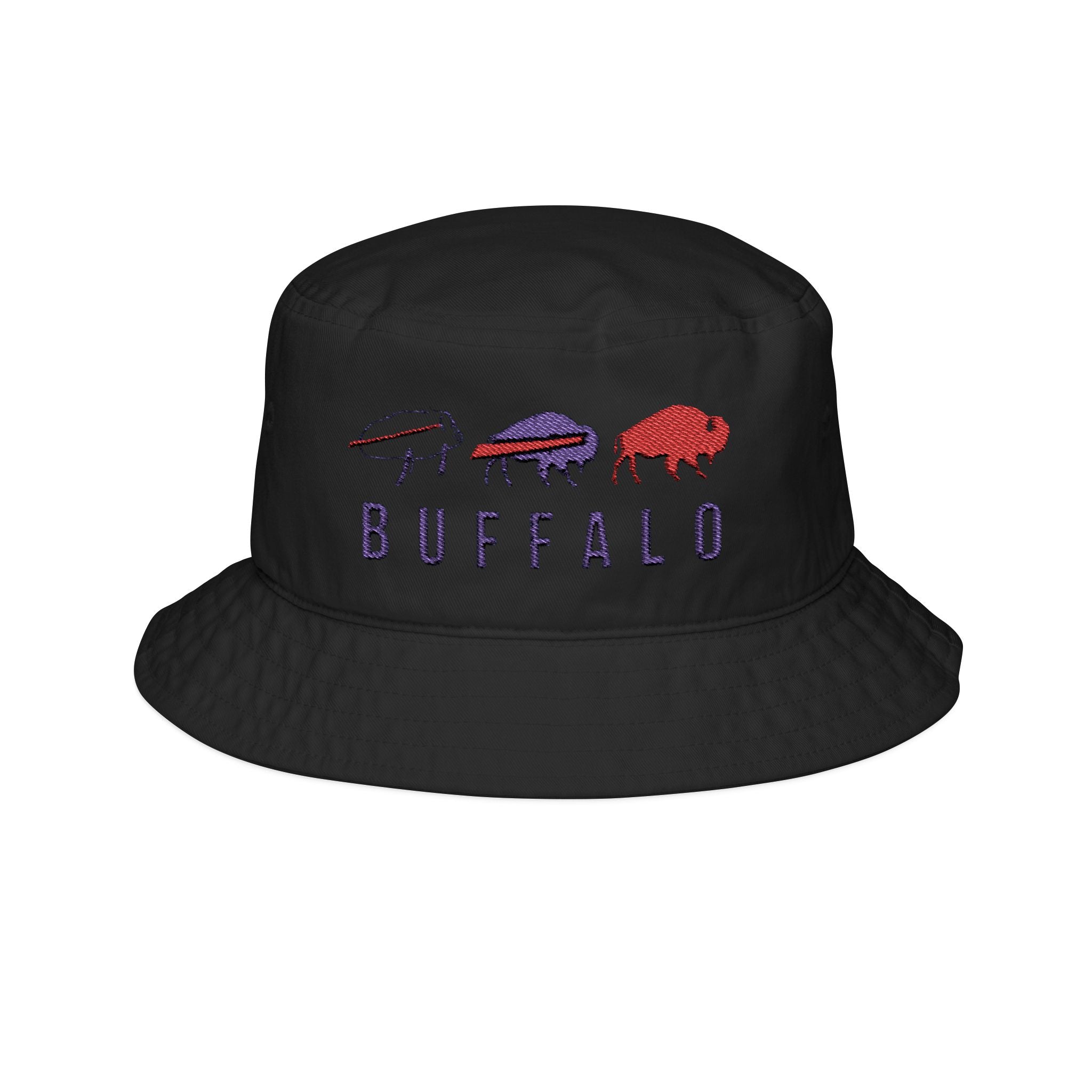 Buffalo Potato Embroidery Bucket Hat | Buffalo embroidered bucket hat