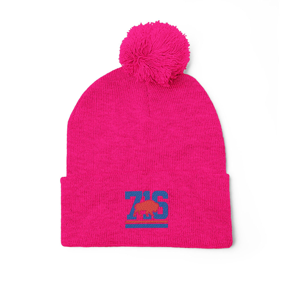 Buffalo 716 Football Knit Cap Embroidered Logo.