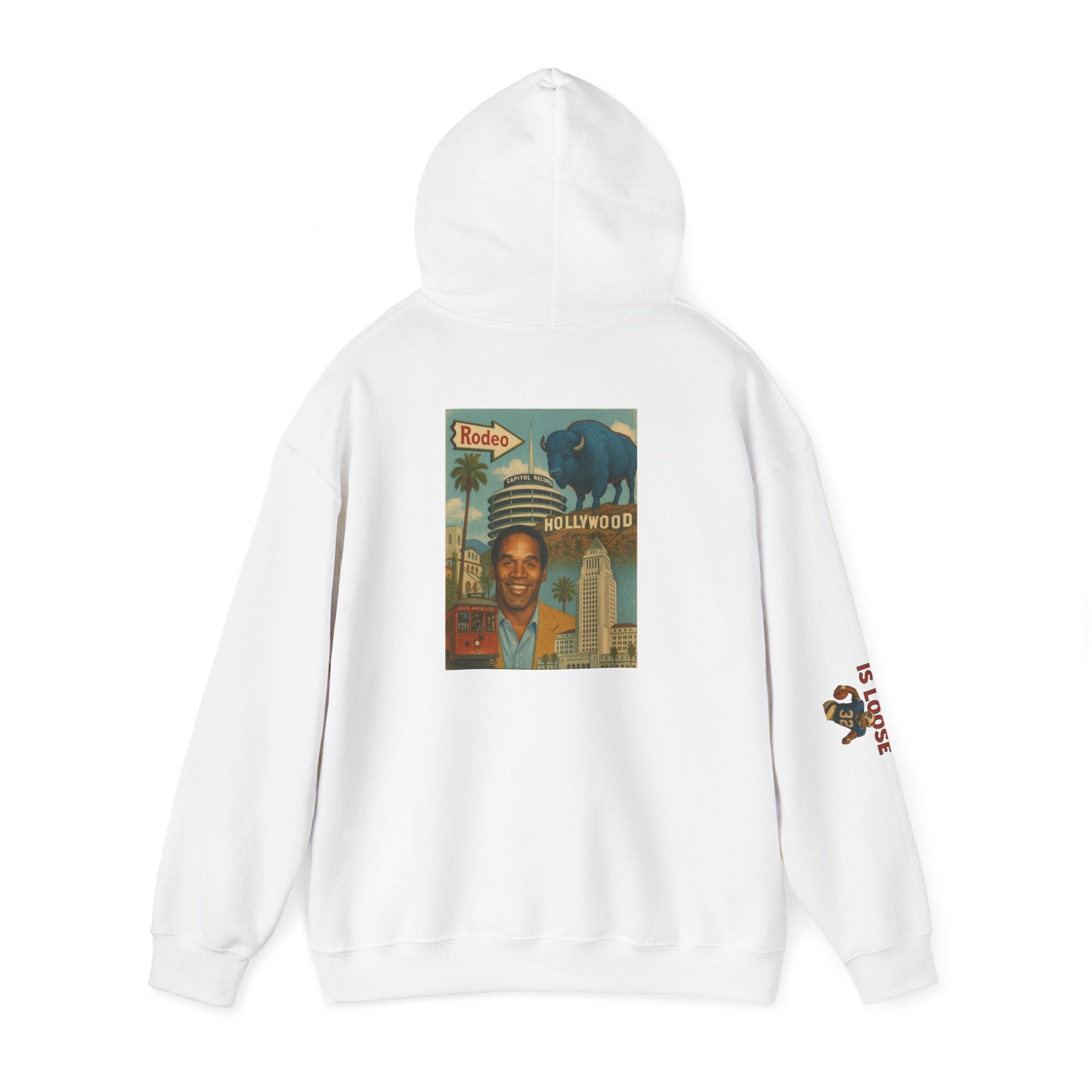 The Juice is Loose Unisex Hoodie, OJ/ Allen Special Vintage Sweatshirt, Allen - Simpson Fans.