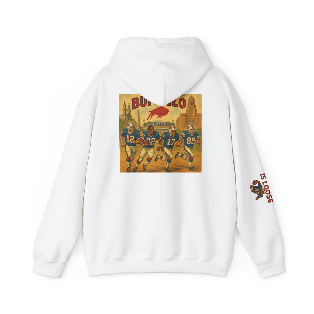 Vintage Buffalo Football OG Players Hoodie.